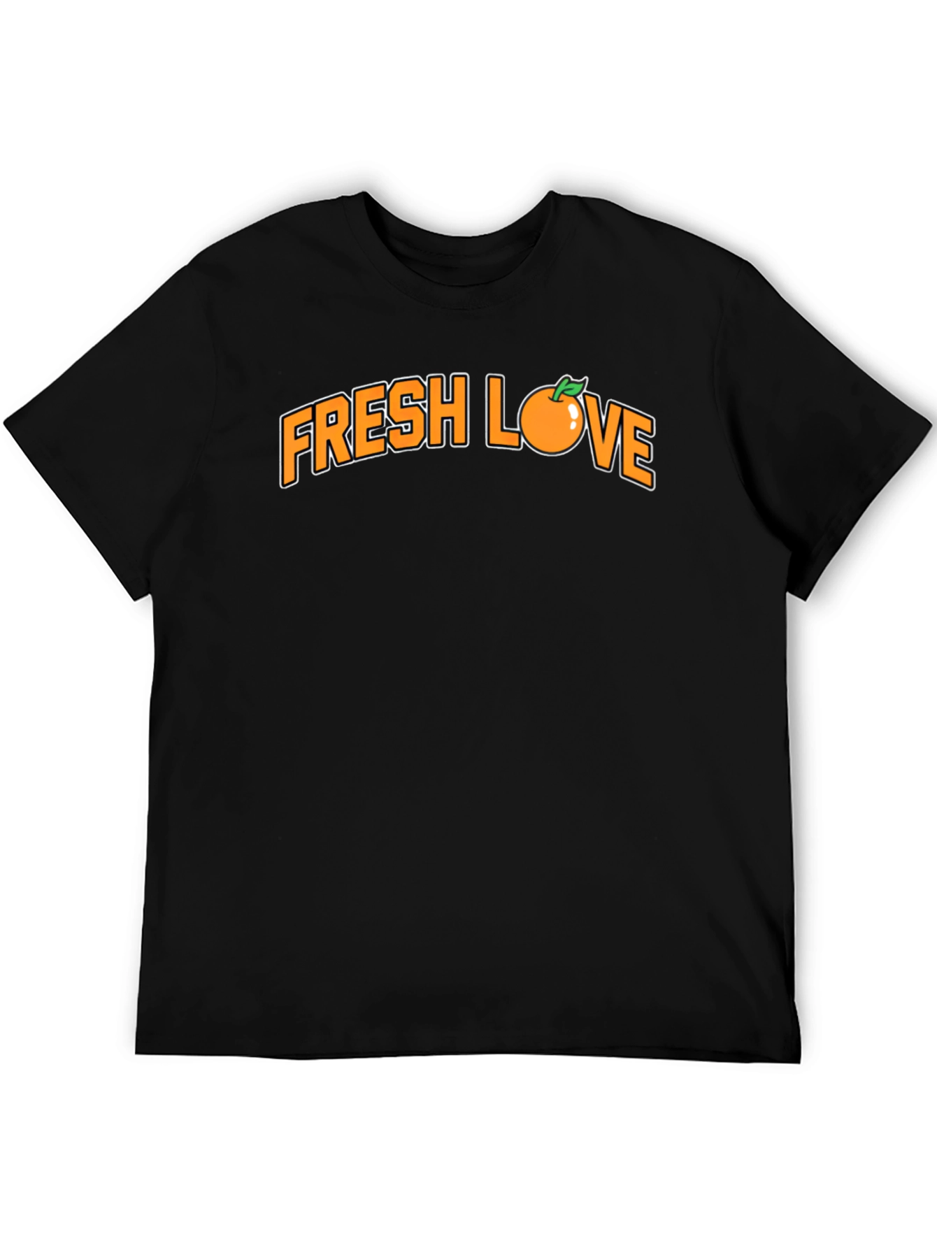 Black Fresh Love Graphic Tee - Black T-Shirt view 5