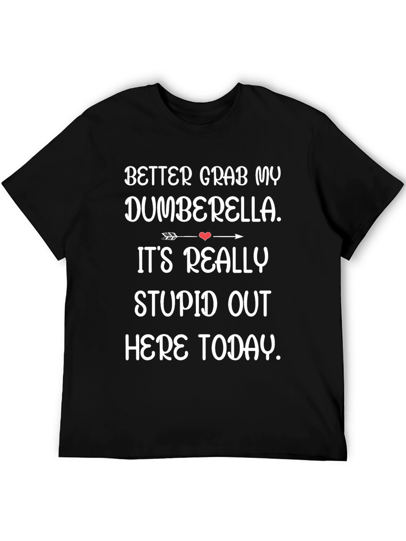 Black Dumberella T-Shirt - Funny Graphic Tee view 5