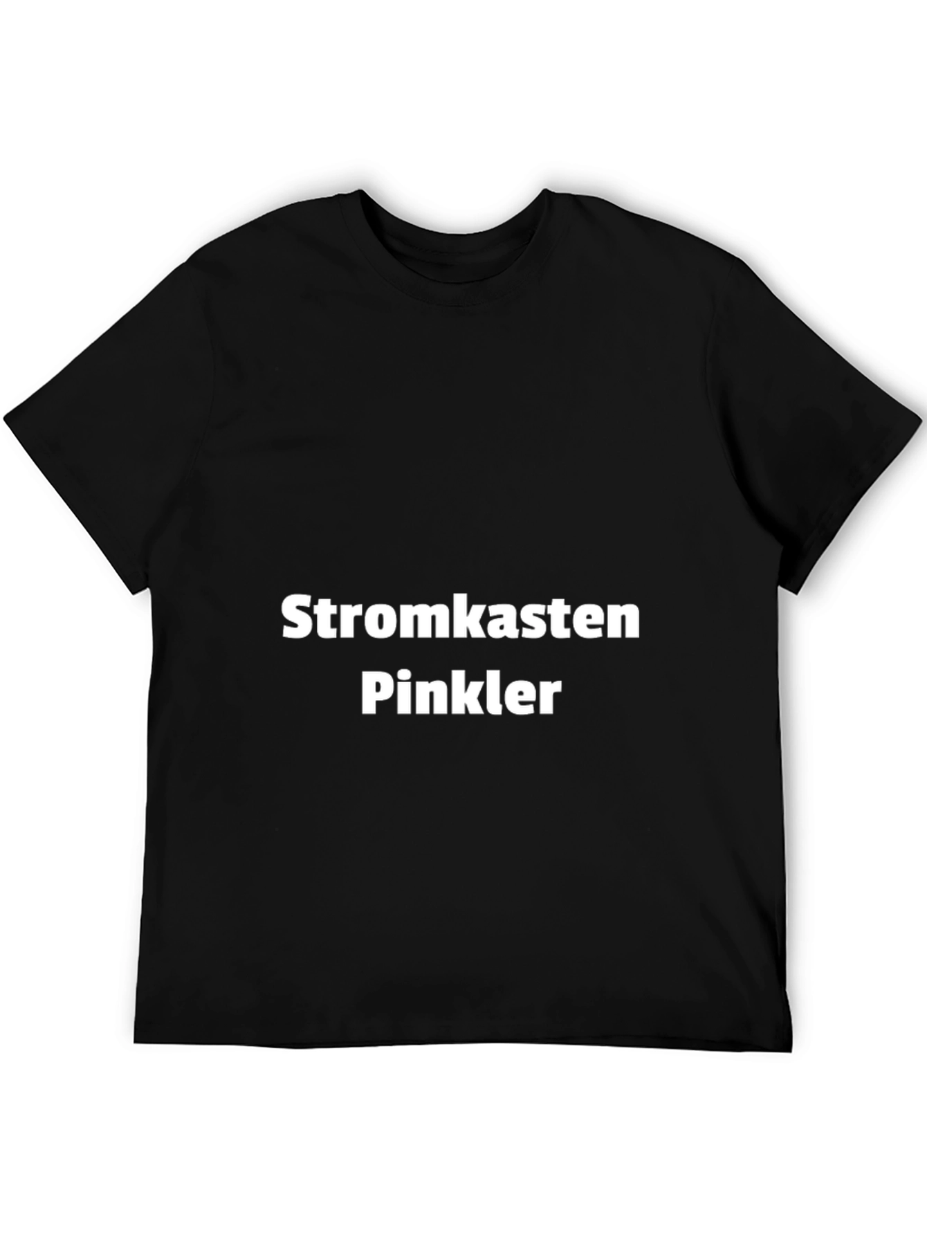 Black Stromkasten Pinkler T-Shirt - Black Crew Neck Tee view 5