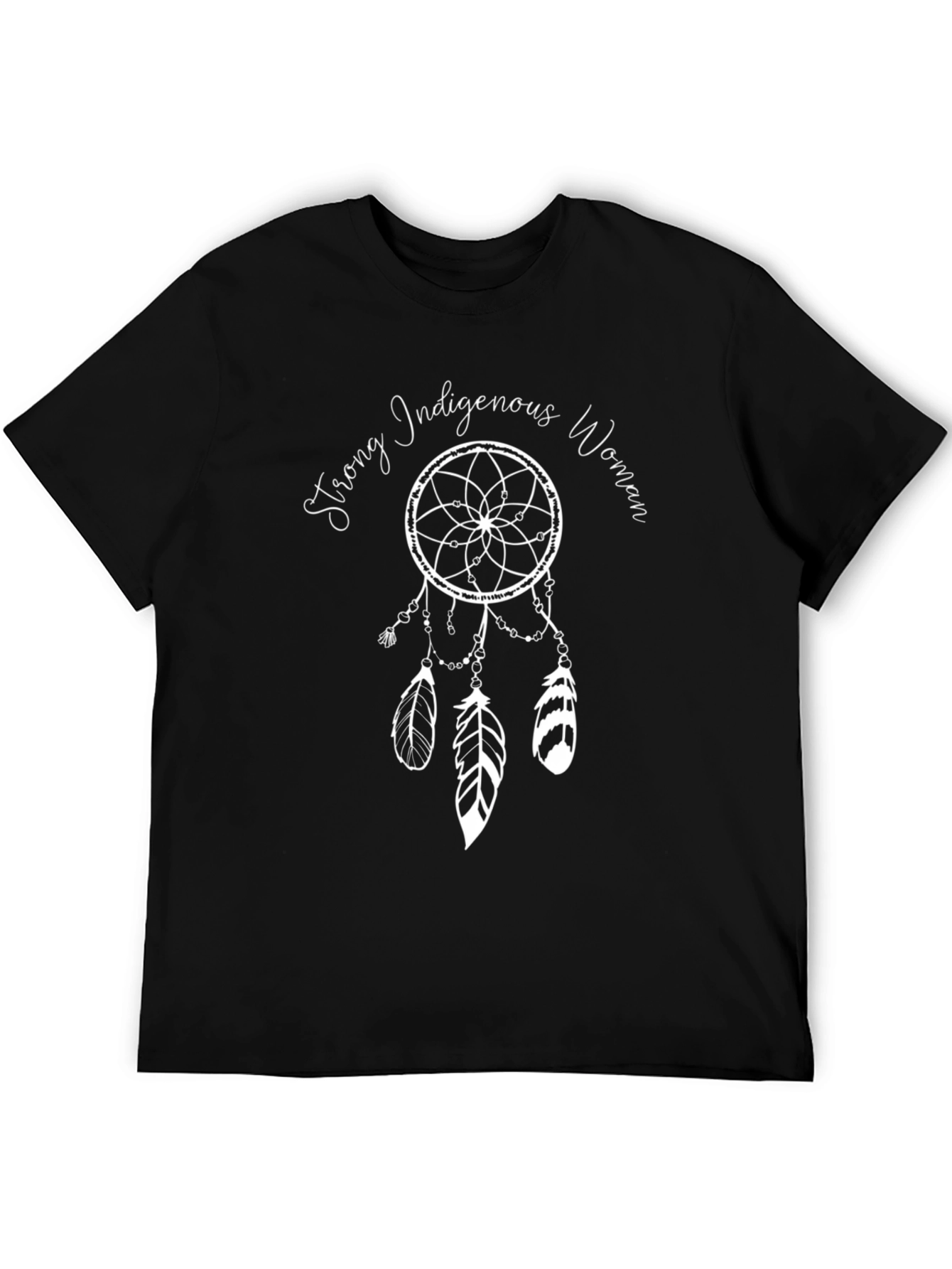 Black Strong Indigenous Women Dreamcatcher T-Shirt view 5
