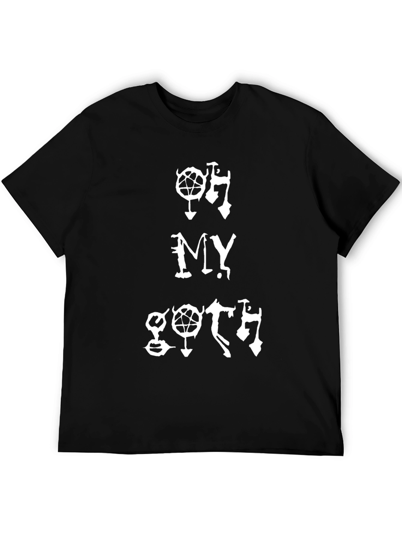 Black Oh My Goth T-Shirt - Black view 5