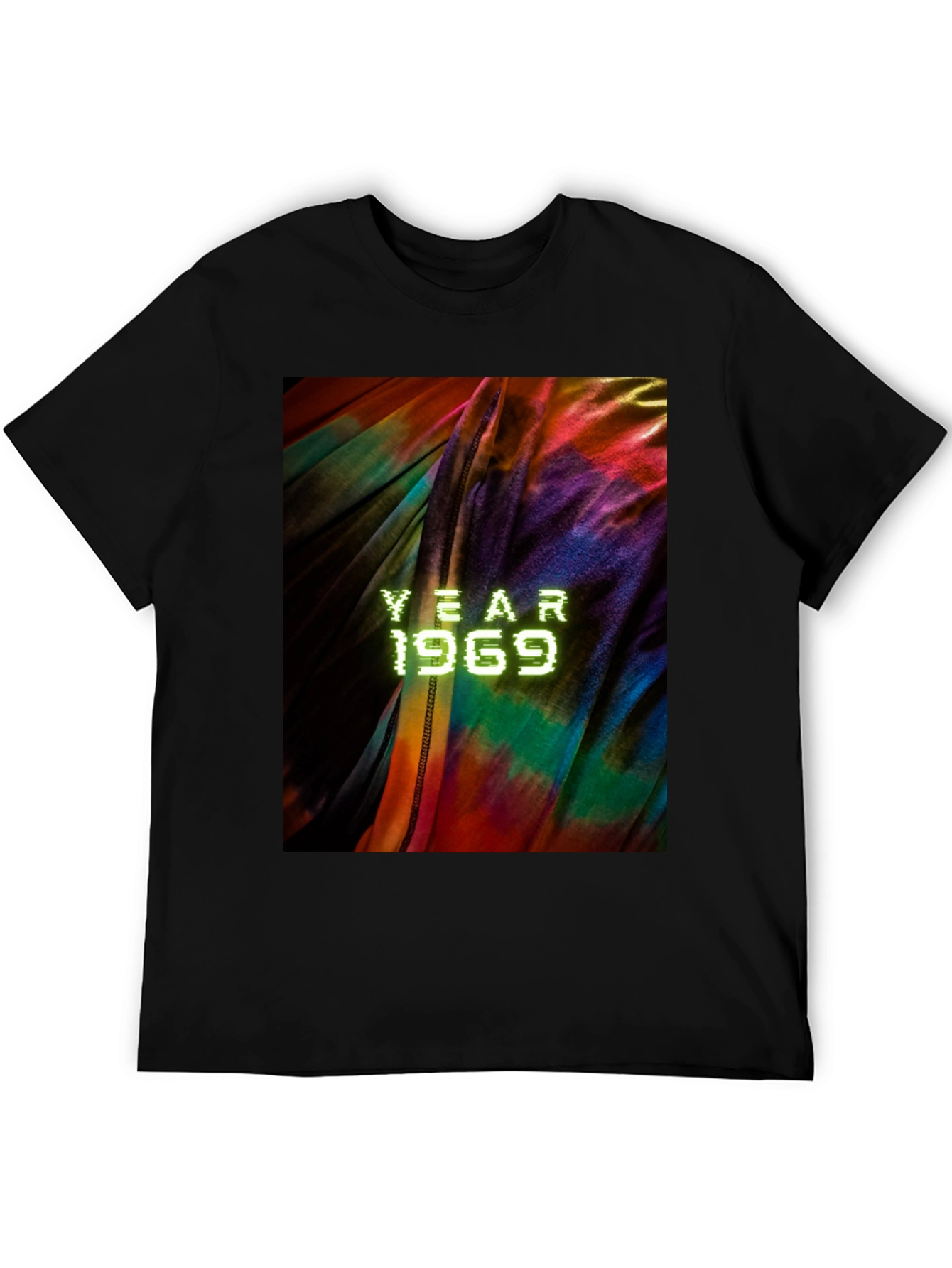 Black Year 1969 Tie Dye Graphic Tee view 5