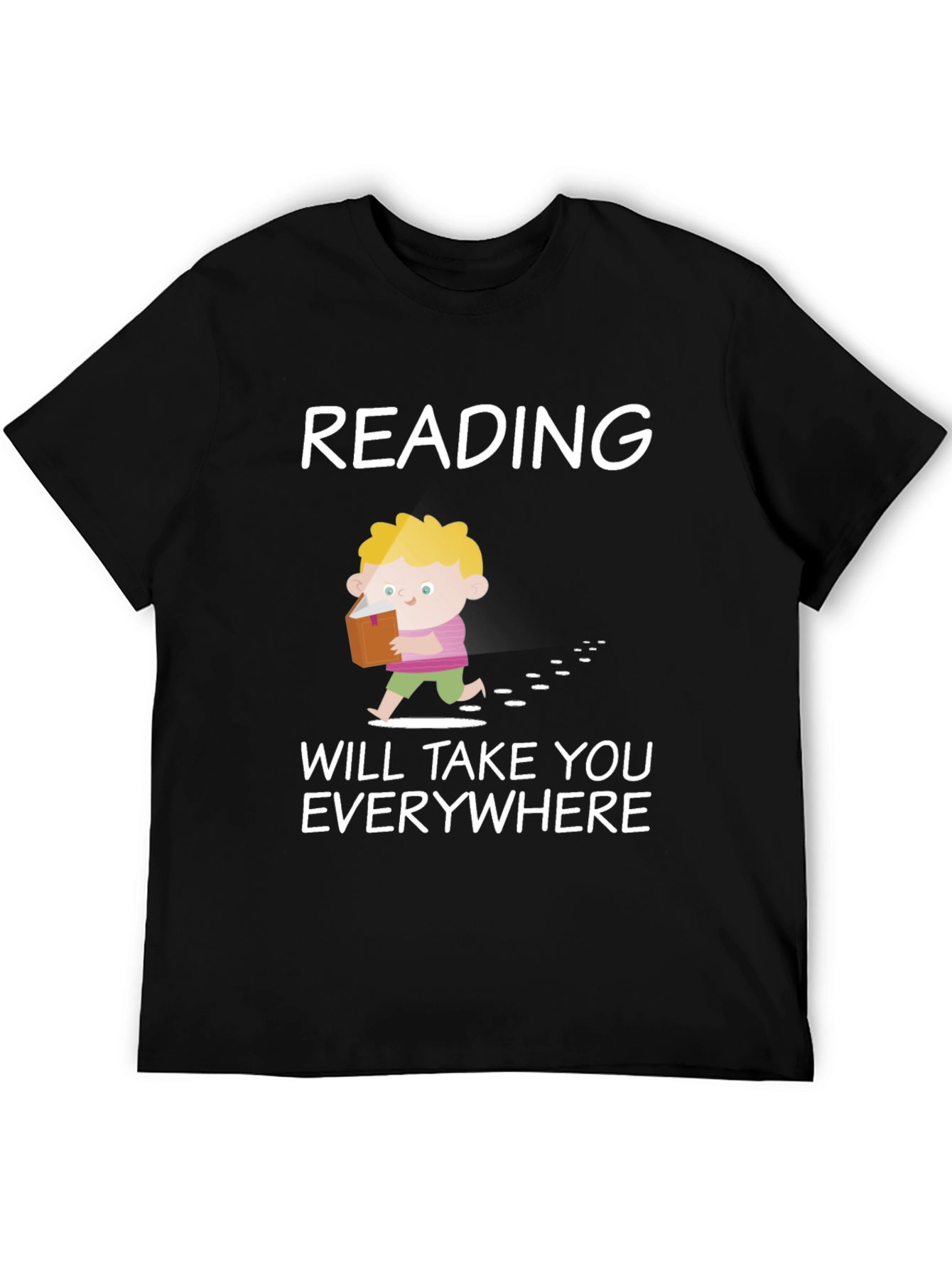 Black Reading Will Take You Everywhere T-Shirt view 5