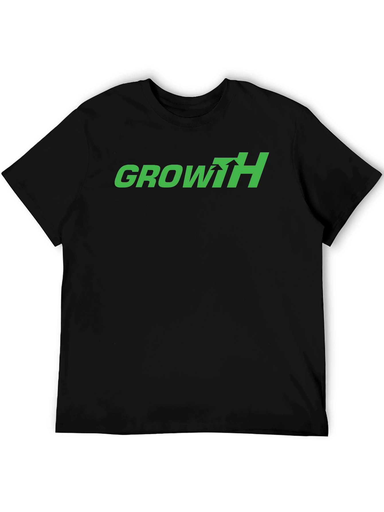 Black Growth Arrow Graphic Tee - Black view 5
