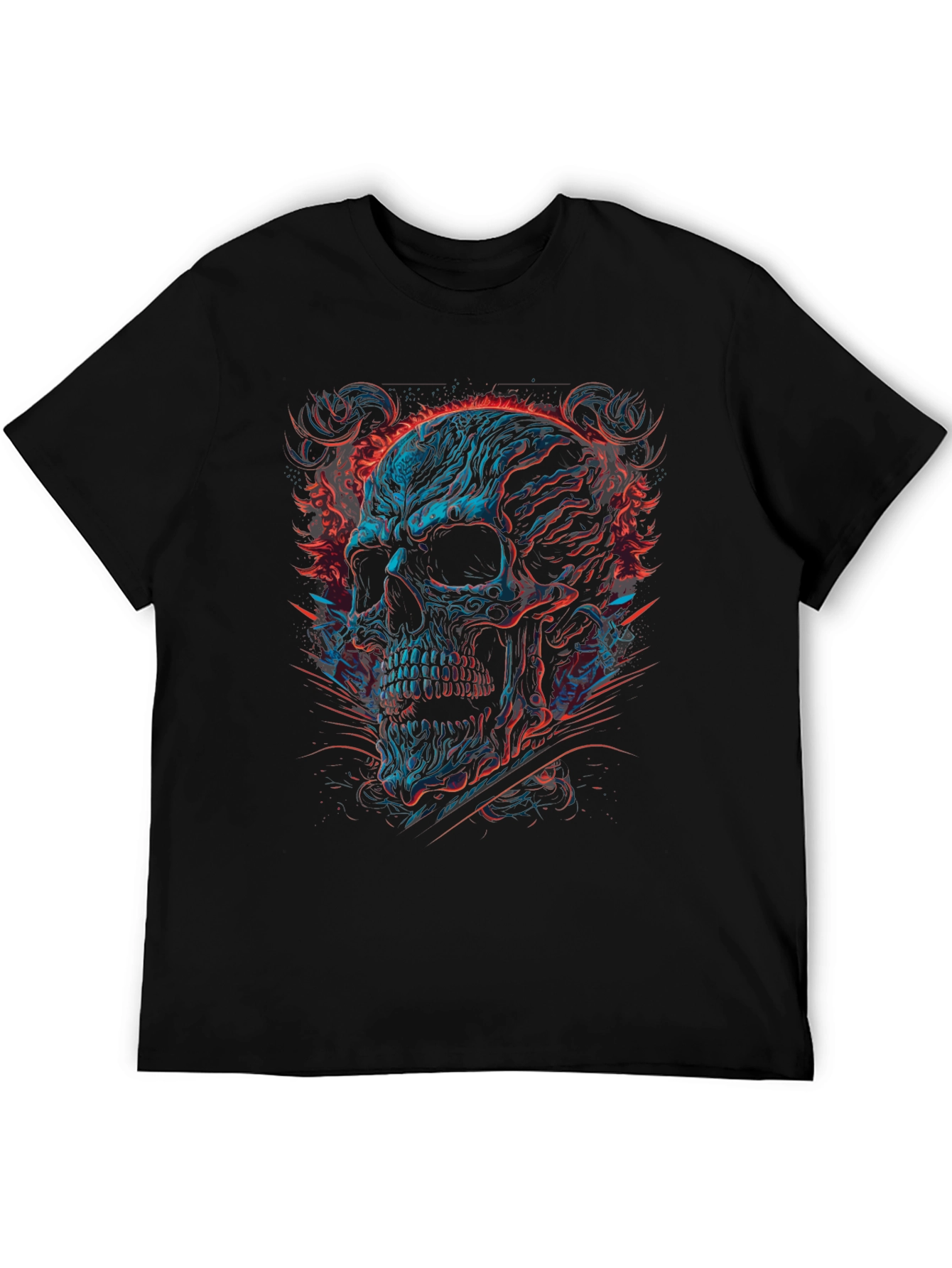 Black Skull Graphic Tee - Bold & Edgy Style view 5