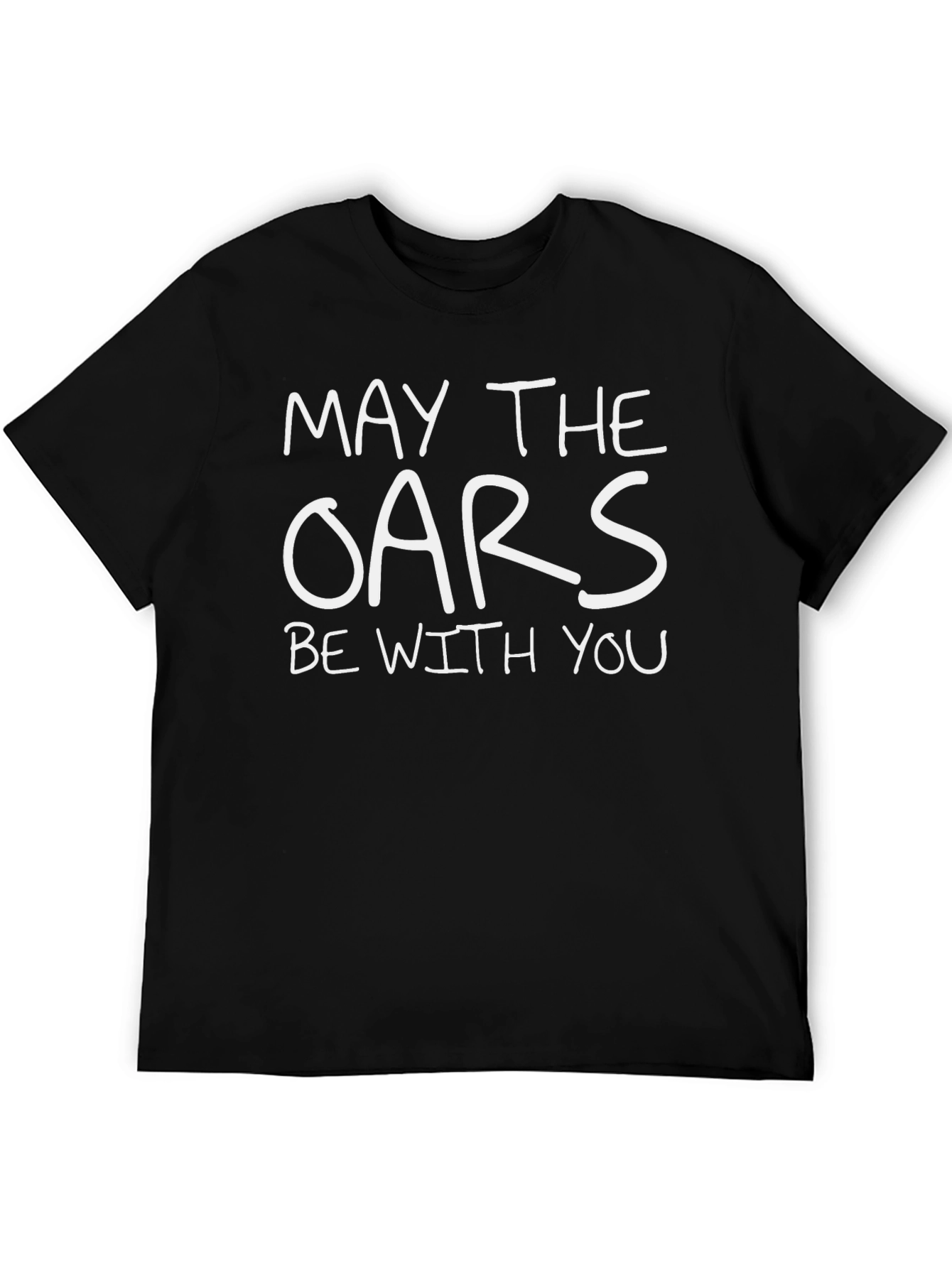 Black May the Oars Be With You Graphic Tee view 5