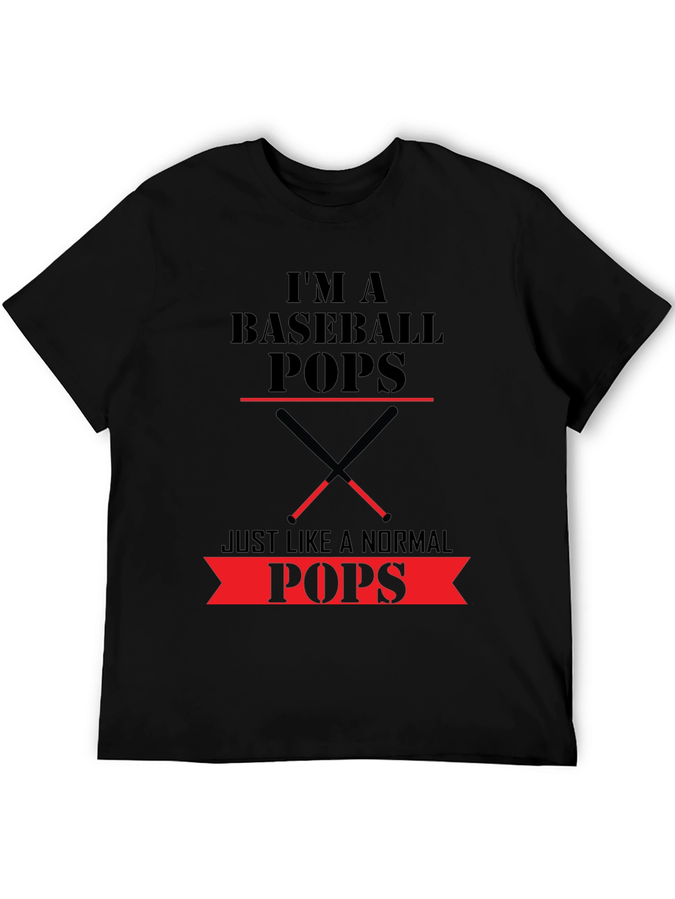 Baseball Pops Graphic T-Shirt - Dad Gift - 5