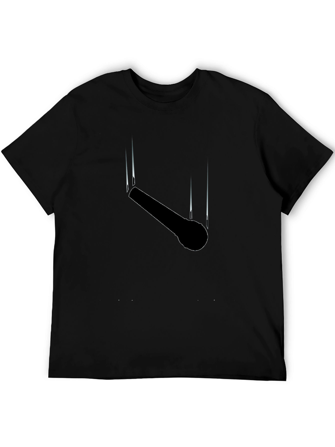 Black Gymnastics Rings T-Shirt - Stylish & Unique view 5