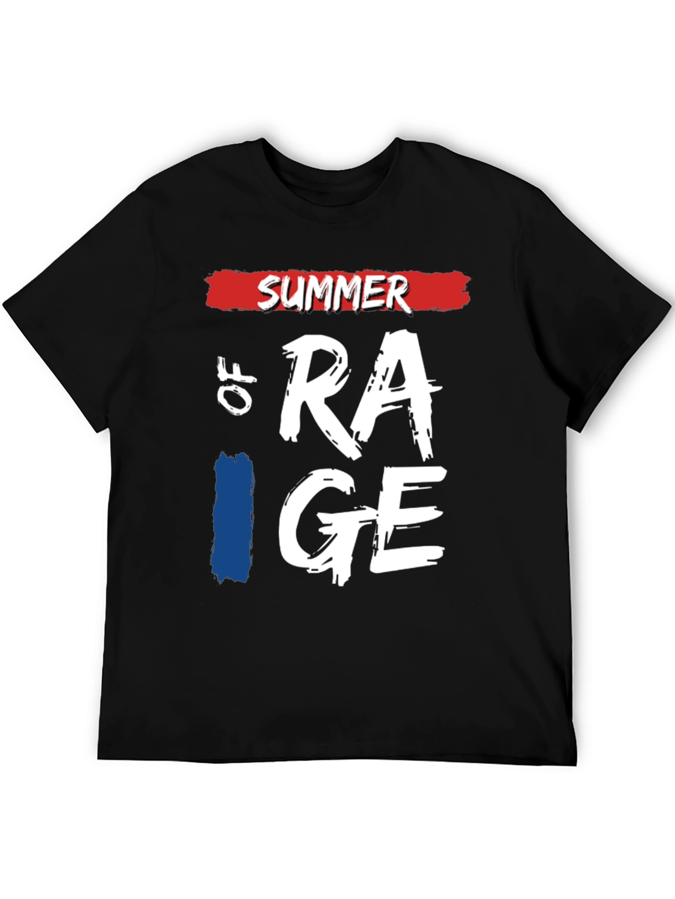 Black Summer of Rage Graphic Tee - Cool Casual Style view 5