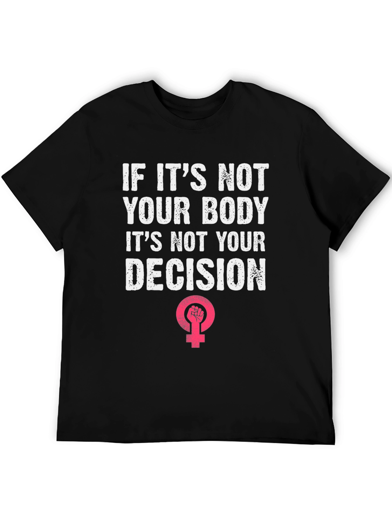 My Body My Choice Black Graphic Tee - 5