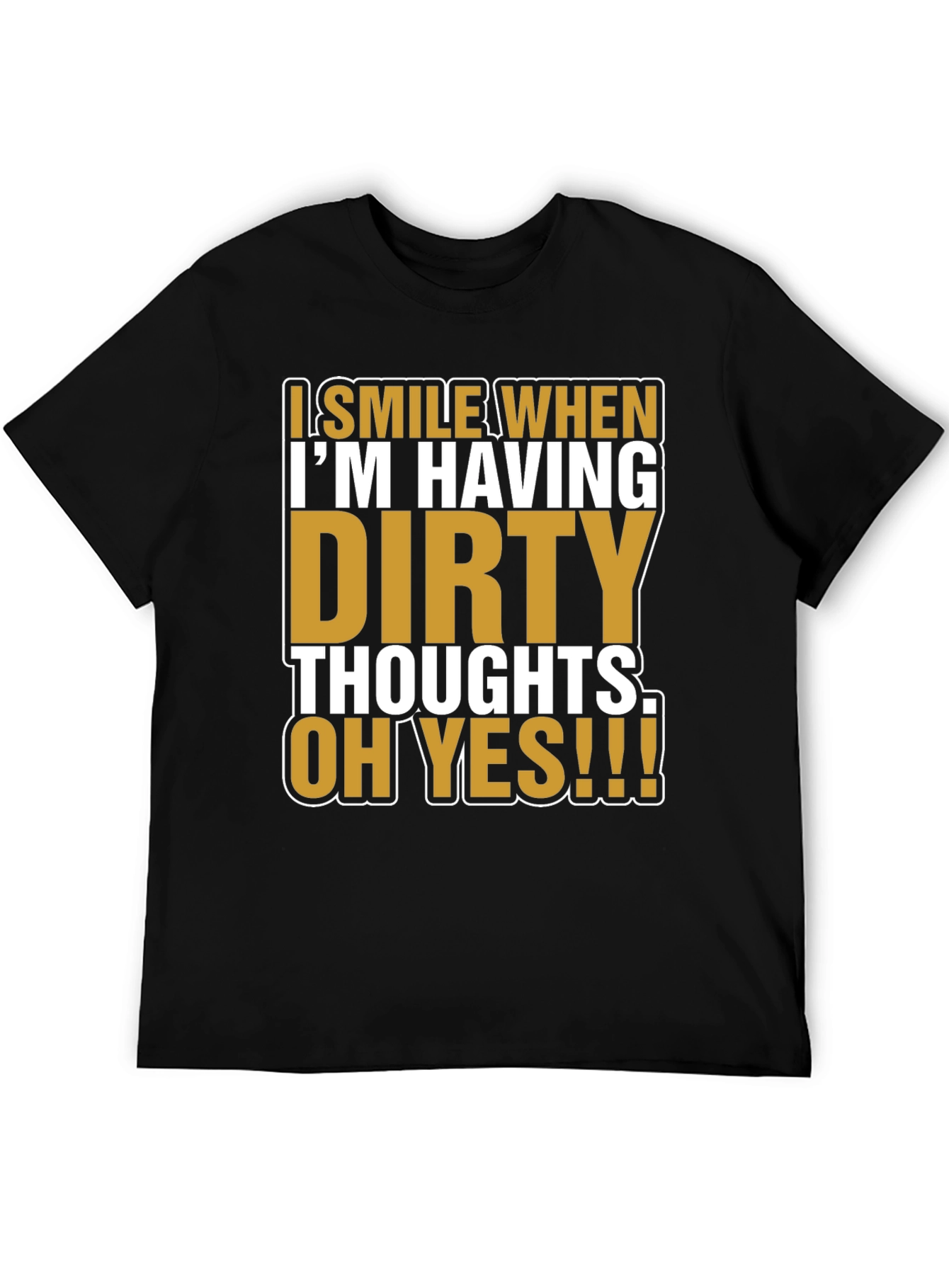 Black Dirty Thoughts T-Shirt - Funny Adult Humor Tee view 5