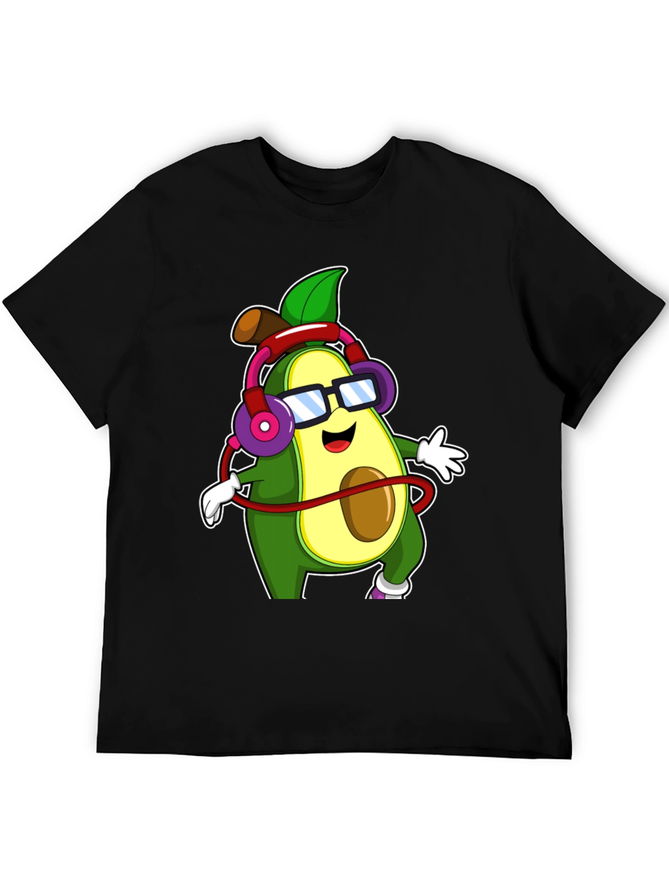 Black Avocado DJ Graphic T-Shirt view 5