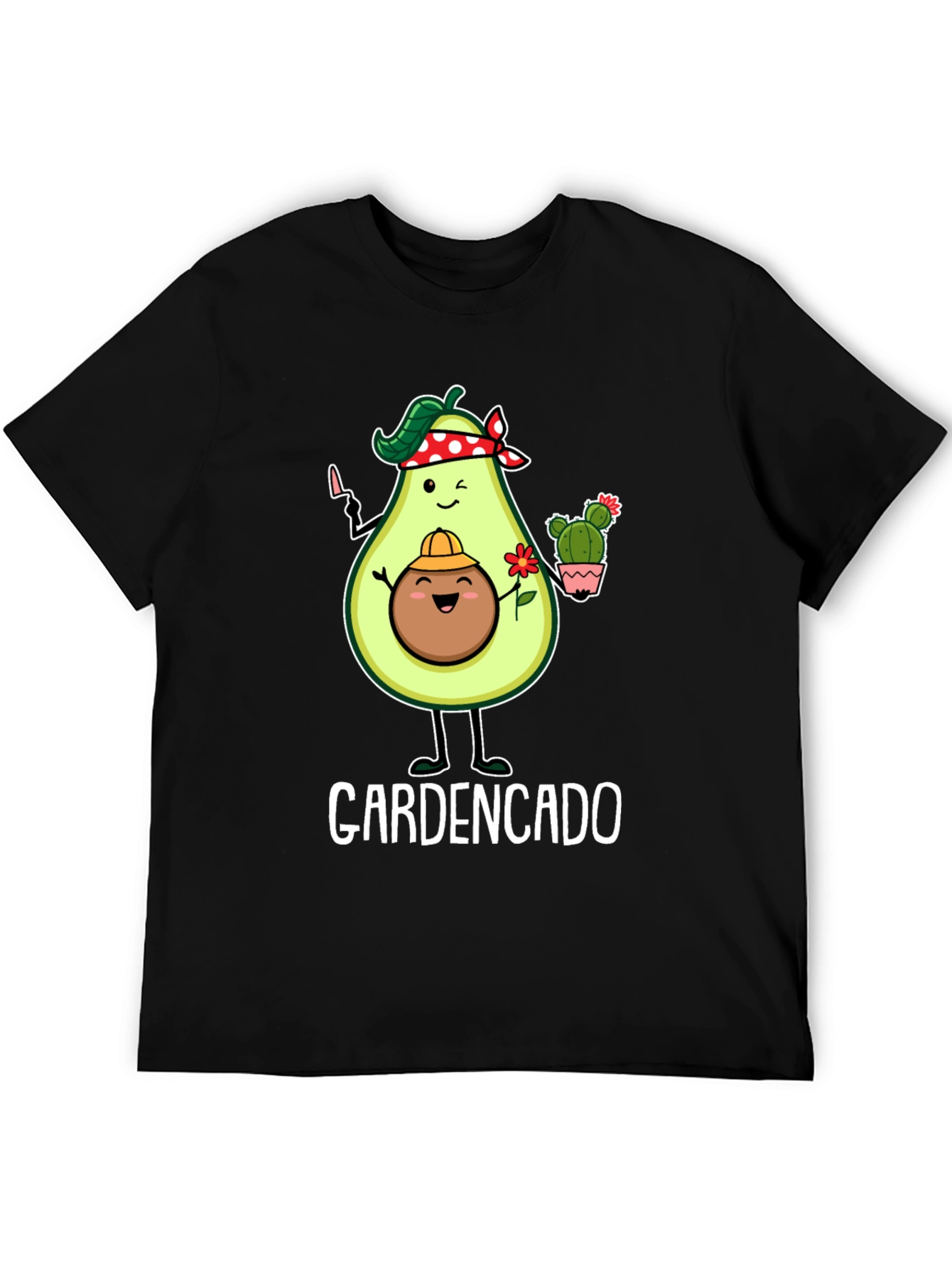Black Gardencado Avocado Gardener T-Shirt view 5