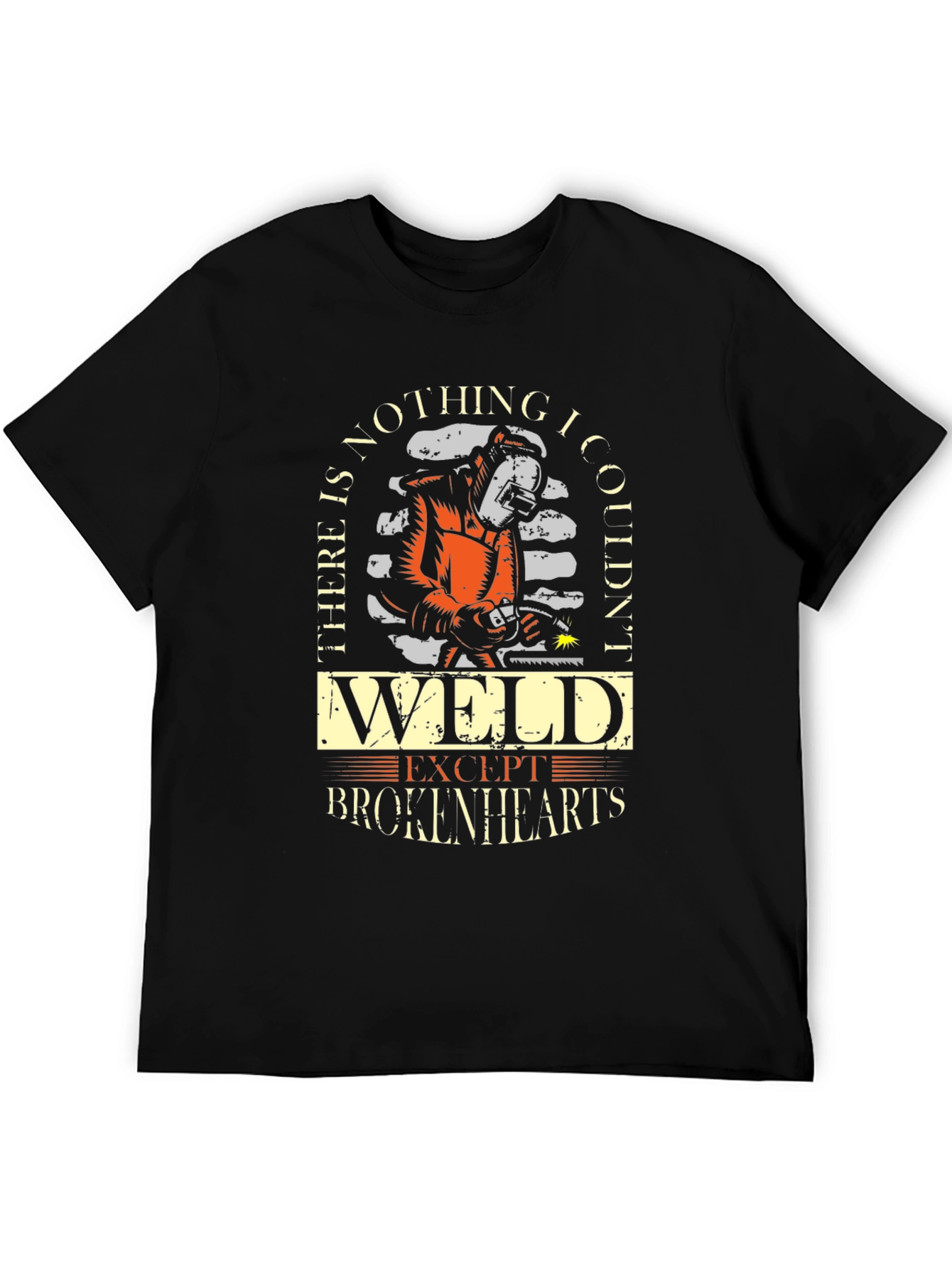 Black Welder T-Shirt - Nothing I Couldn't Weld view 5