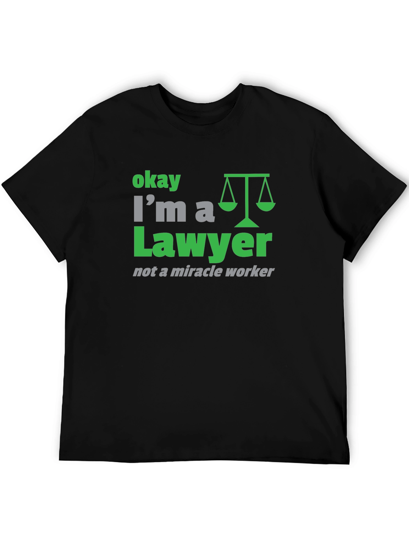 Black Lawyer Graphic T-Shirt - Funny Attorney Tee view 5
