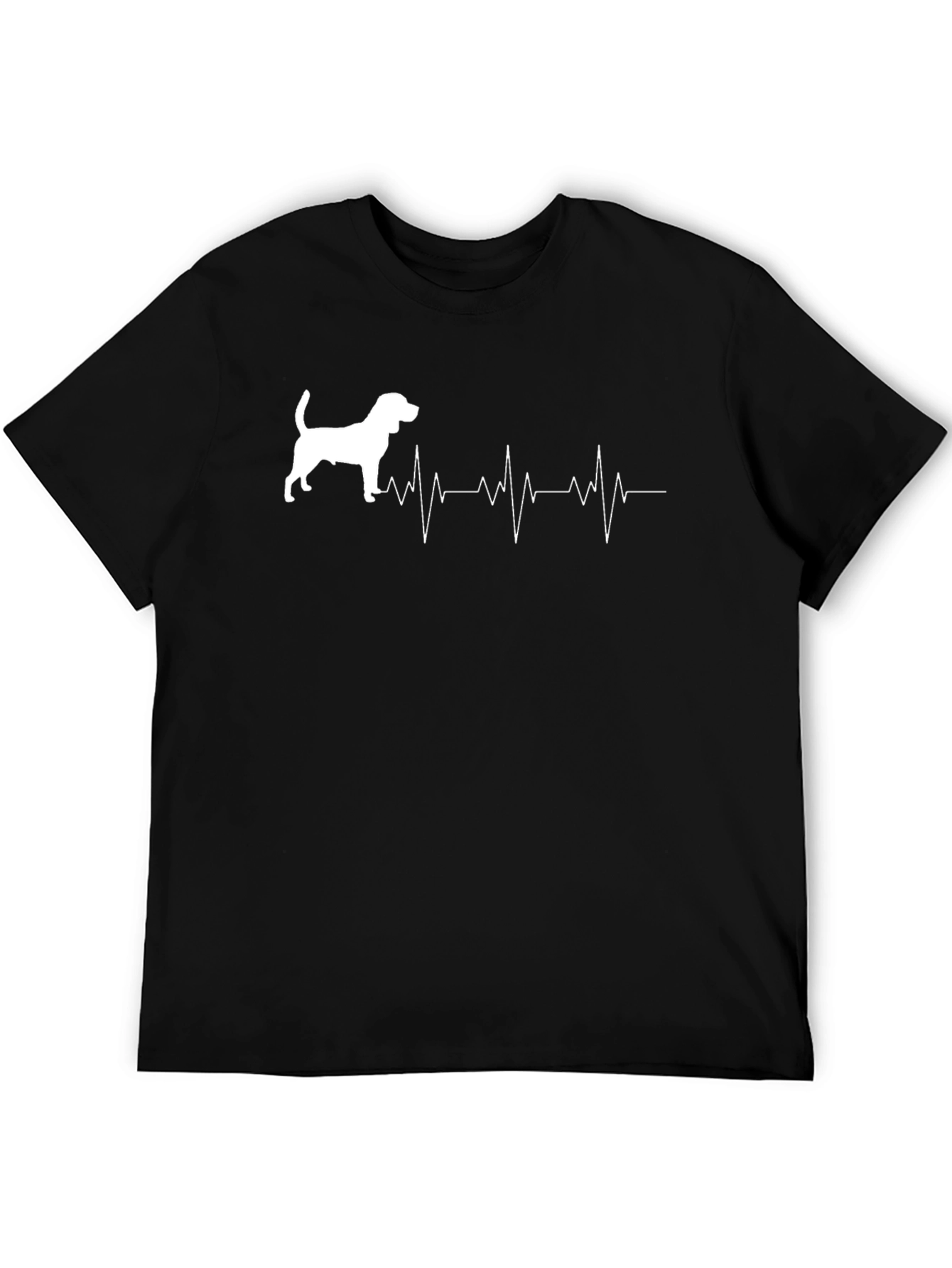 Black Dog Breed Heartbeat T-Shirt - Love Your Pet! view 5