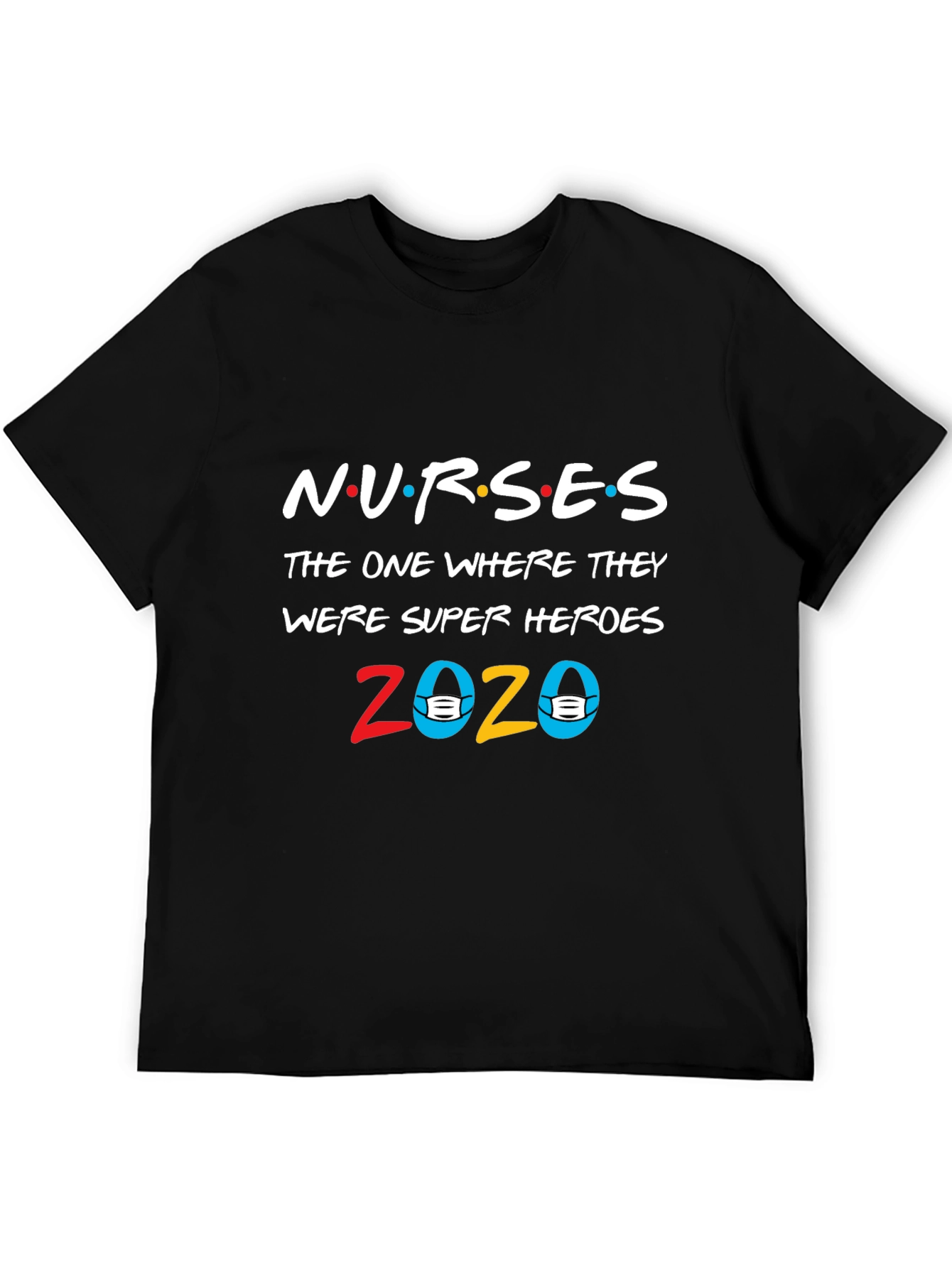 Black Nurses Super Heroes 2020 T-Shirt view 5