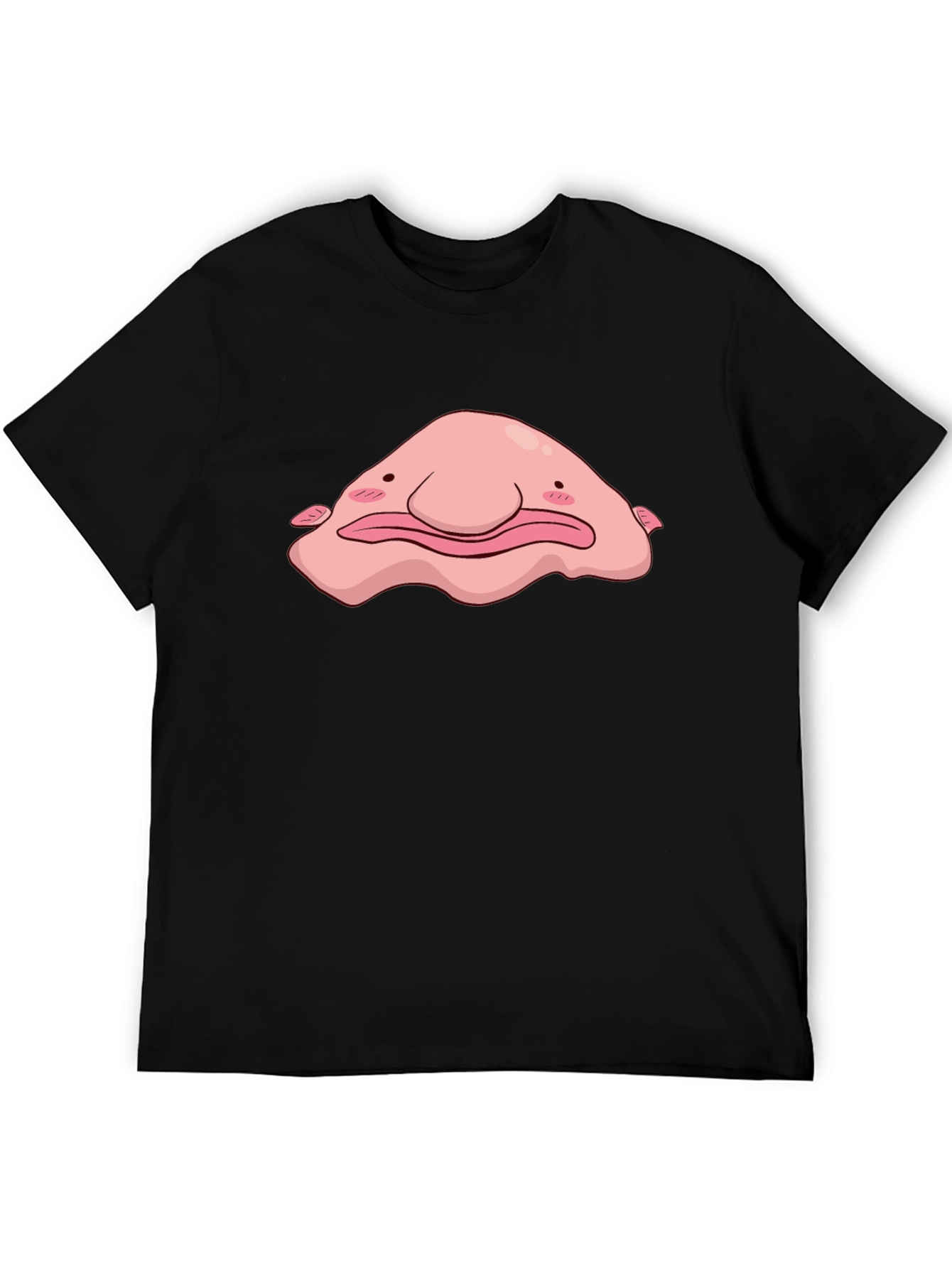 Black Blobfish T-Shirt - Funny Graphic Tee view 5