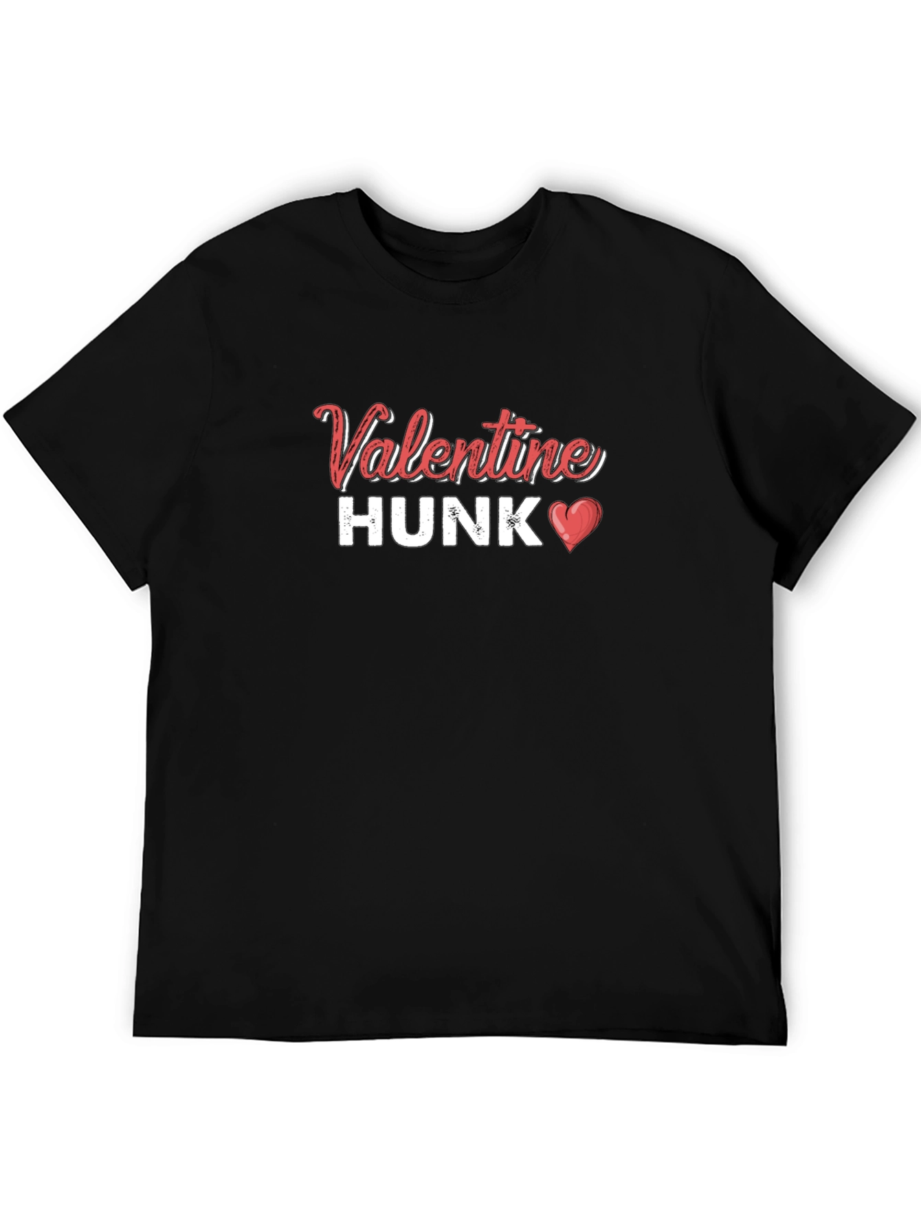 Black Valentine Hunk Black T-Shirt view 5