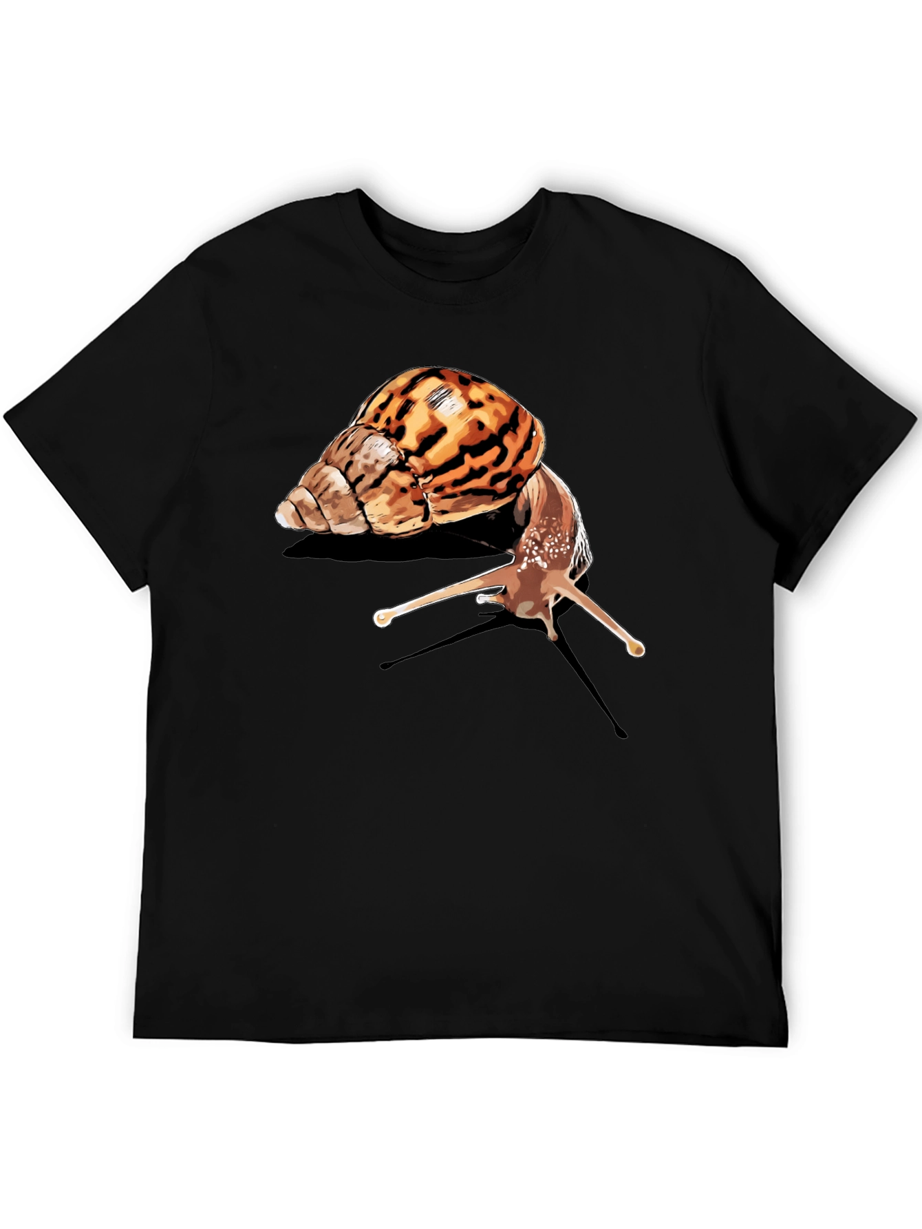 Black Snail Graphic Tee - Unique Animal Lover Design view 5