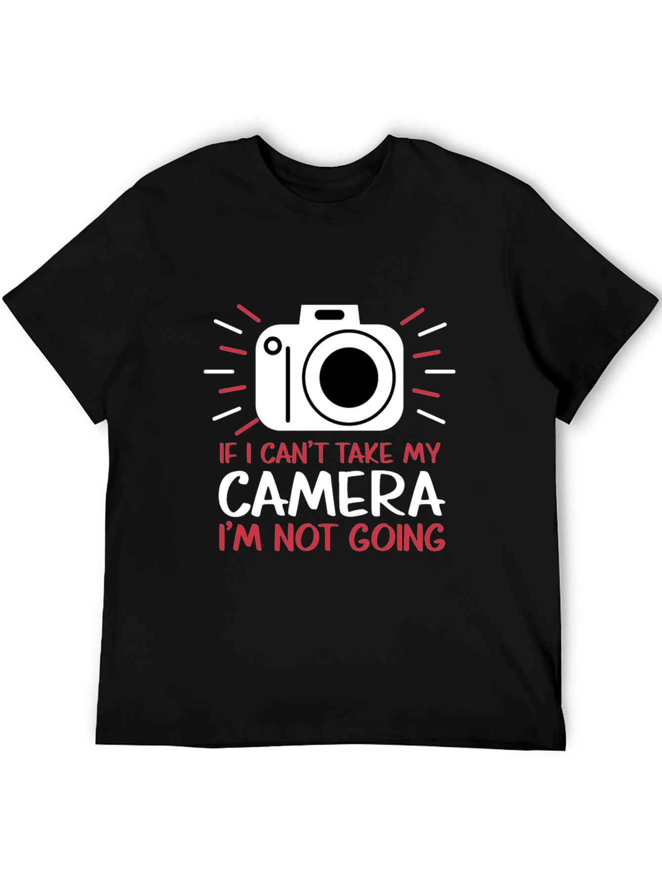 Black Camera Graphic T-Shirt - Photography Lover Tee view 5