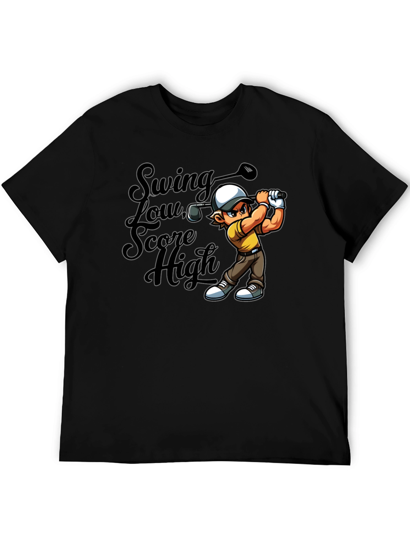 Golf Swing T-Shirt - Swing Low Score High - 5
