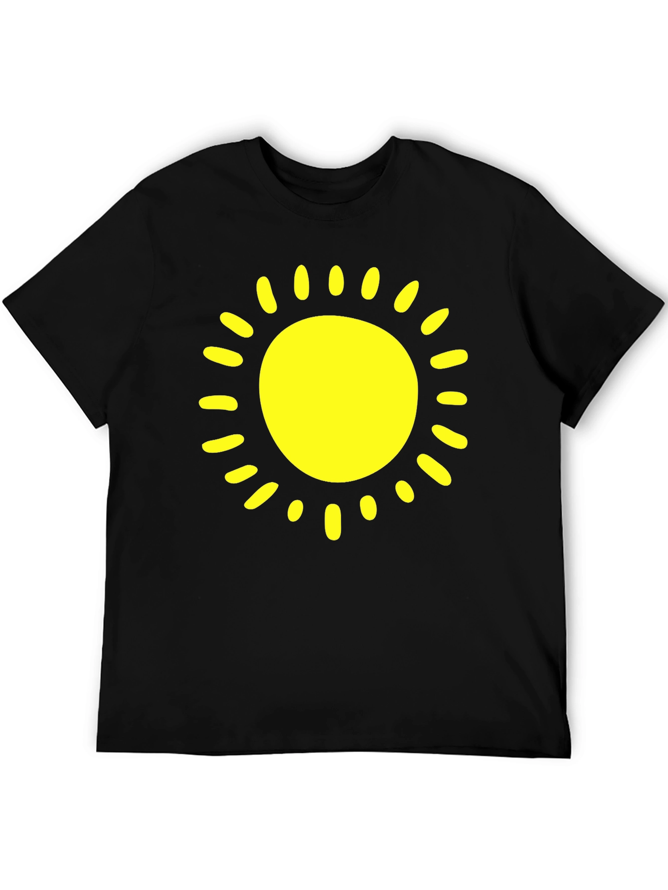 Black Sunshine Graphic Black T-Shirt | Summer Vibes view 5