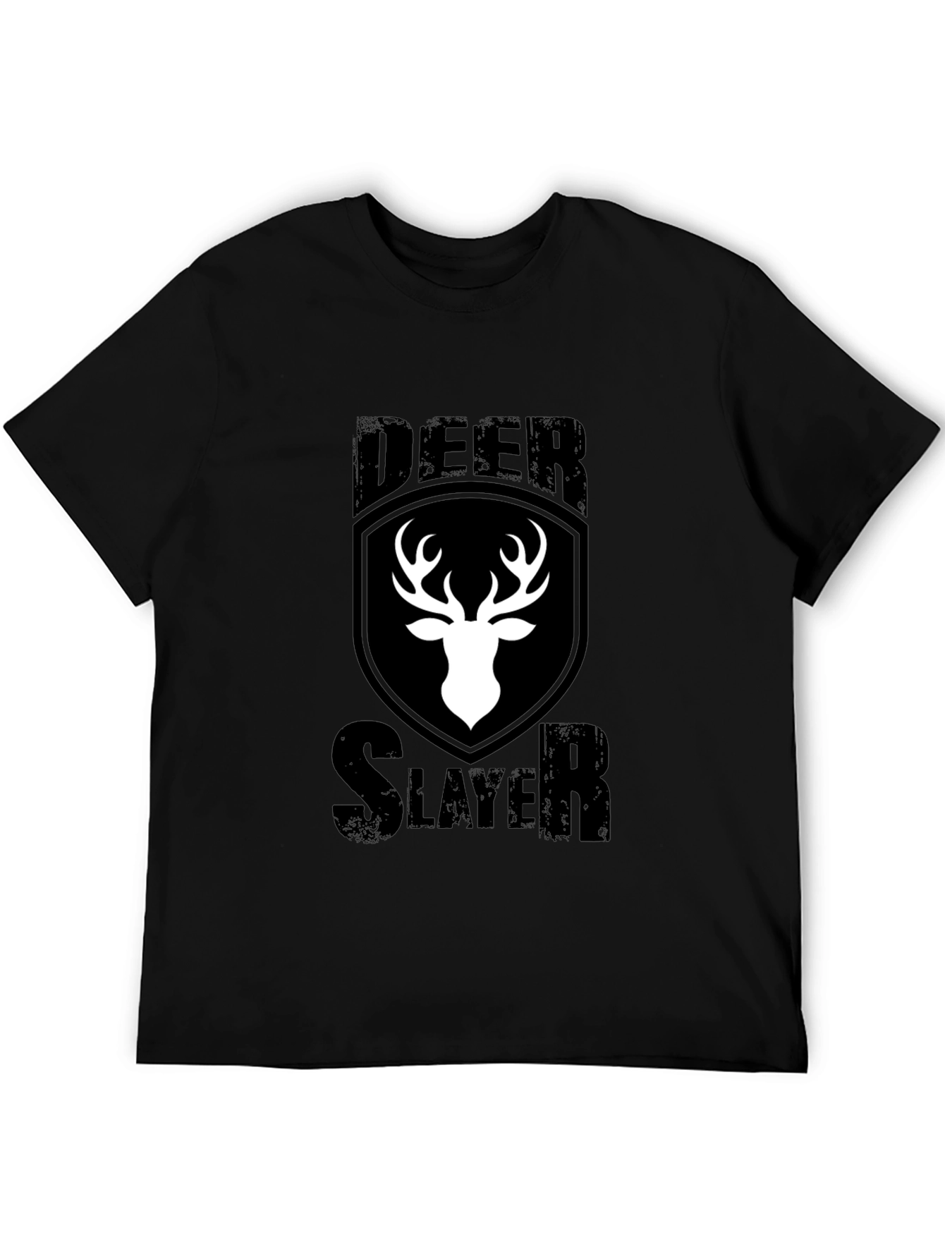 Black Deer Slayer Graphic Tee - Hunting T-Shirt view 5