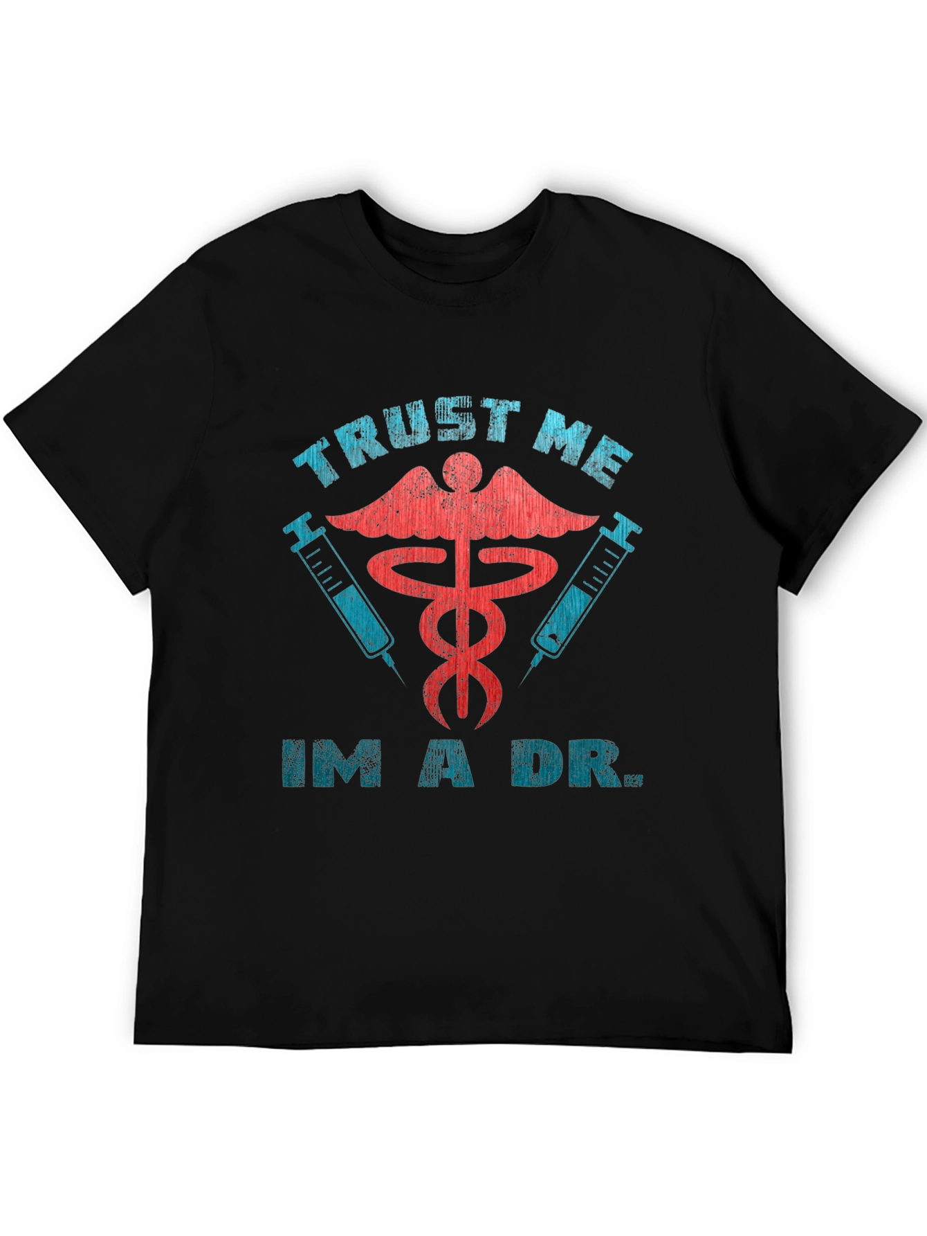 Black Trust Me I'm A Dr. Black Graphic Tee view 5