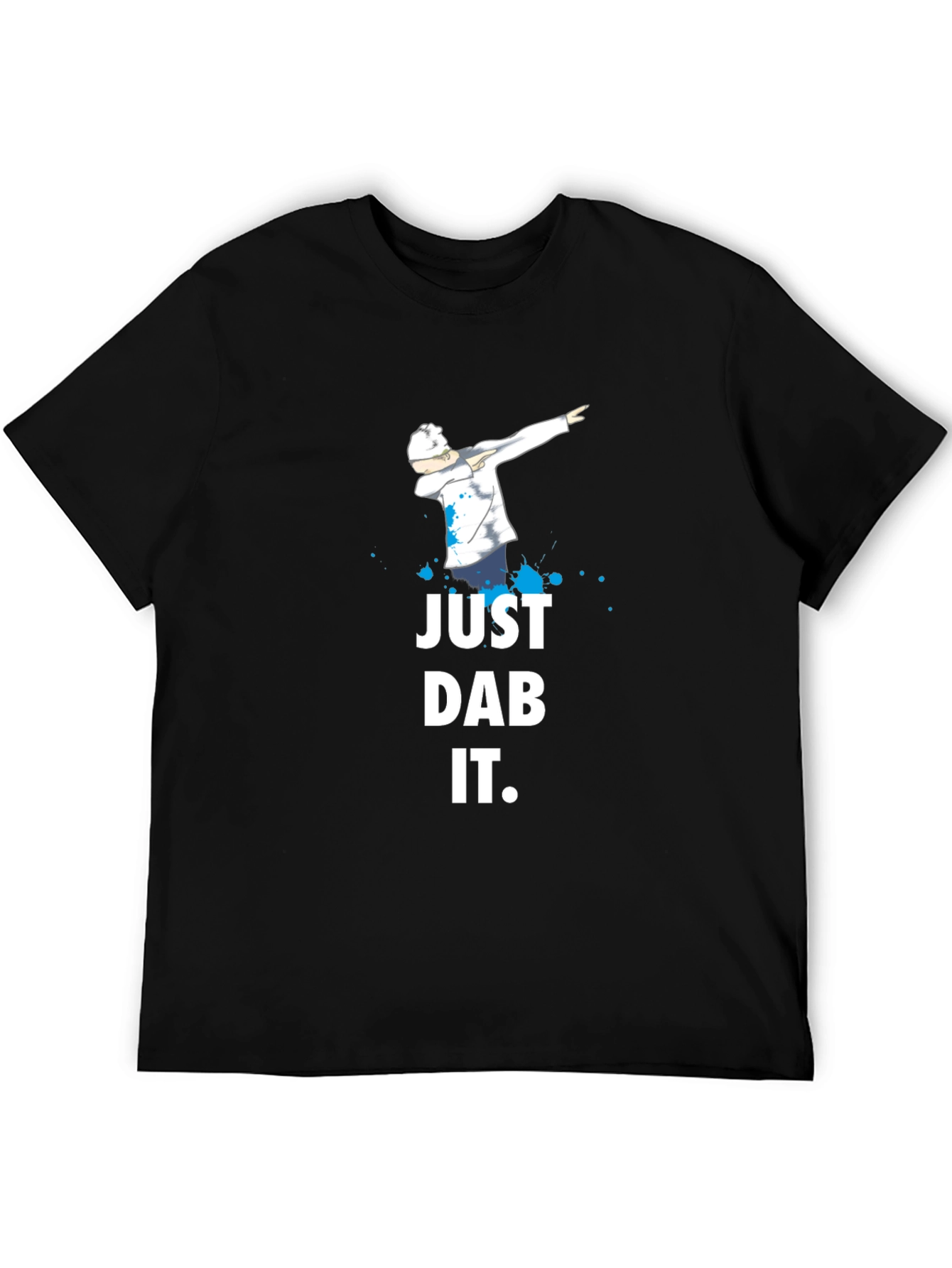 Black Just Dab It T-Shirt - Trendy Graphic Tee view 5