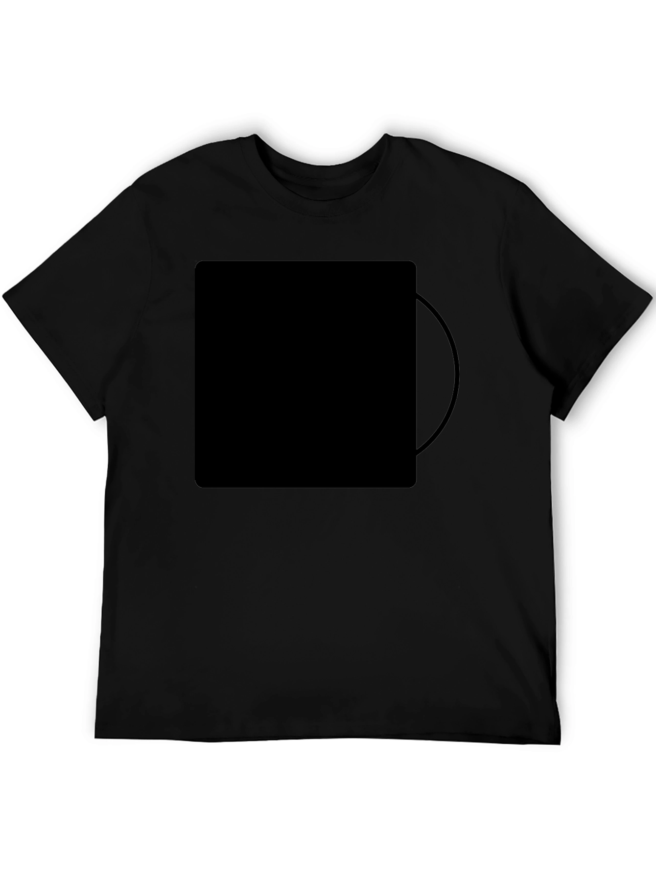 Black Classic Black Men's T-Shirt view 5