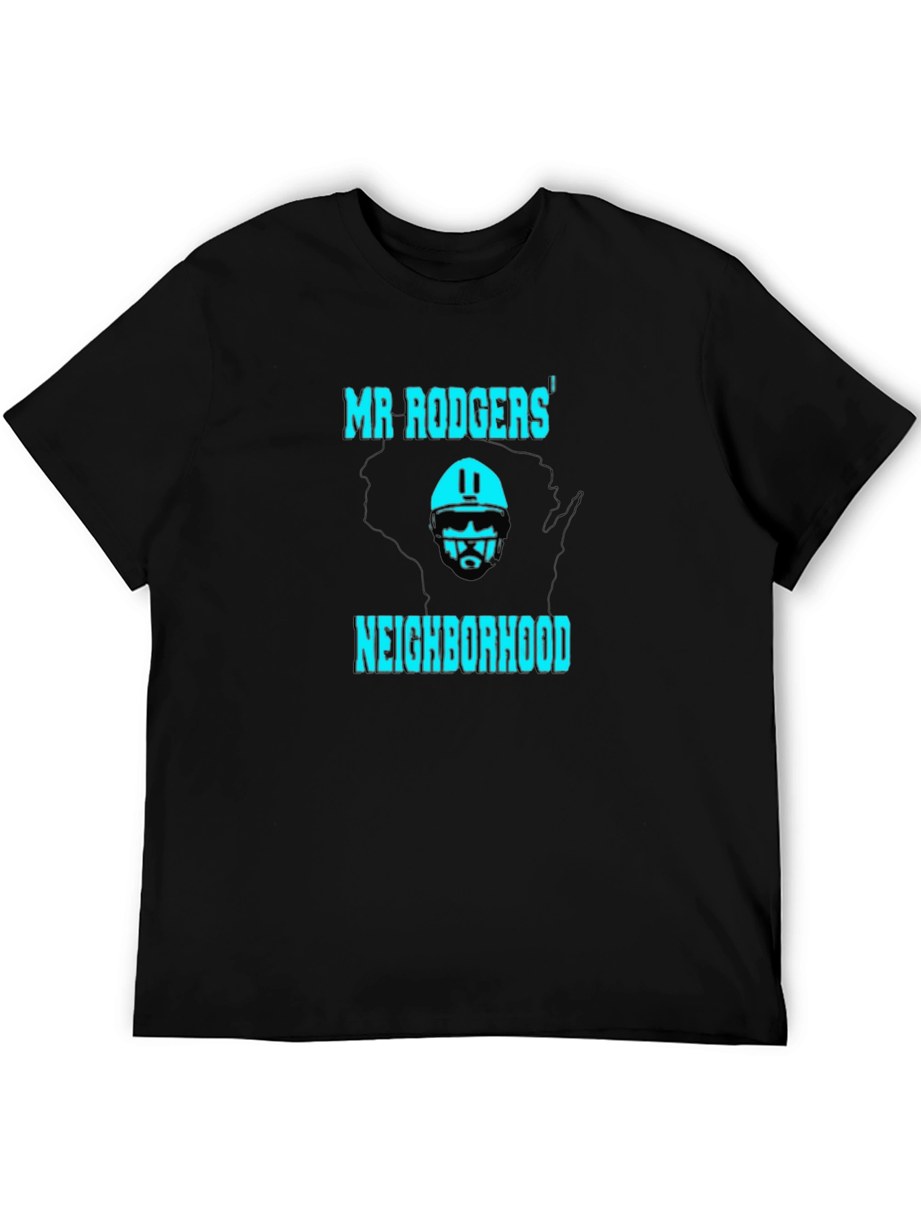 Black Mr. Rodgers' Neighborhood Tee view 5