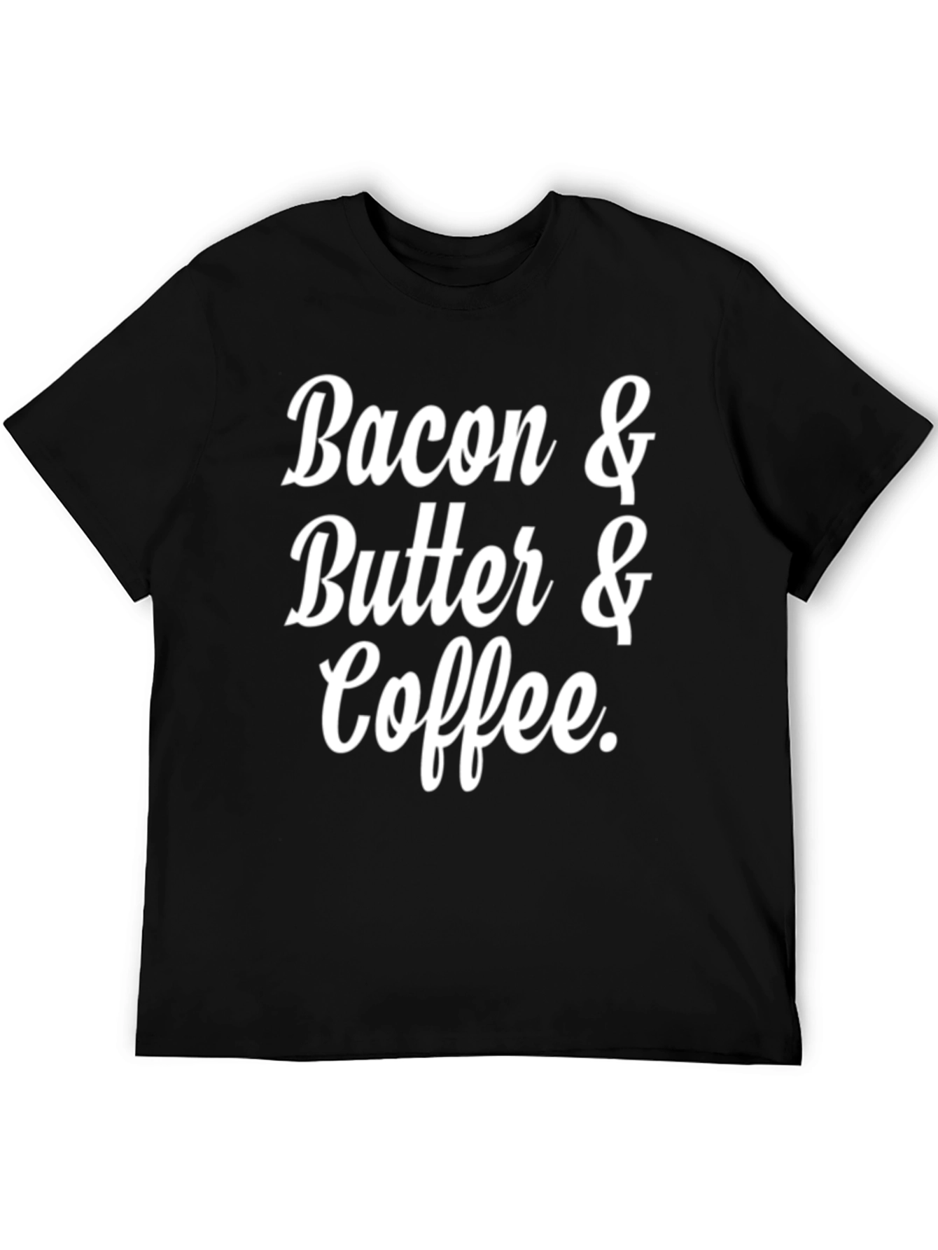 Black Bacon, Butter, & Coffee Black Graphic Tee view 5