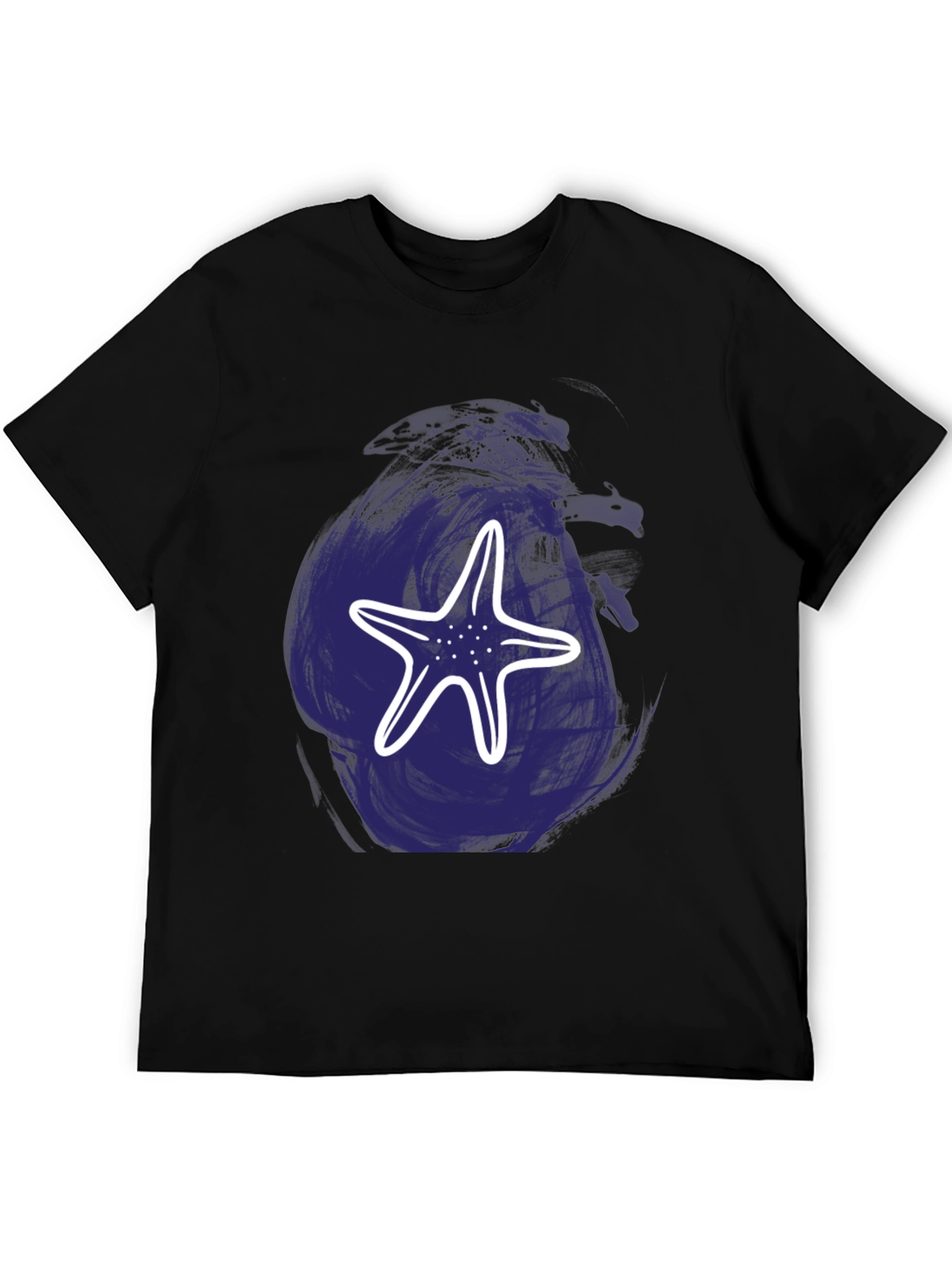 Black Starfish Graphic T-Shirt - Casual Comfort view 5