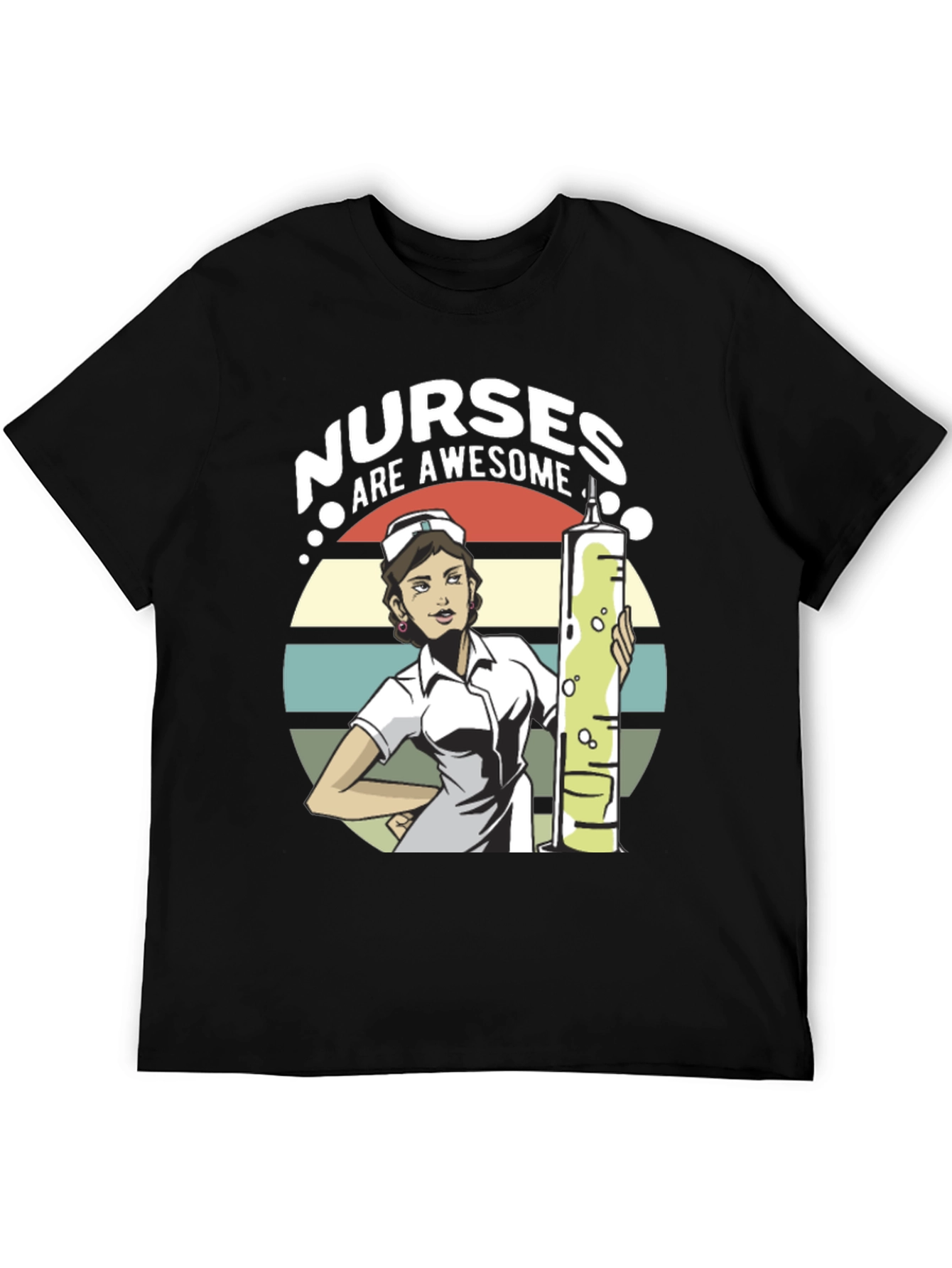 Black Nurses Are Awesome Graphic T-Shirt view 5