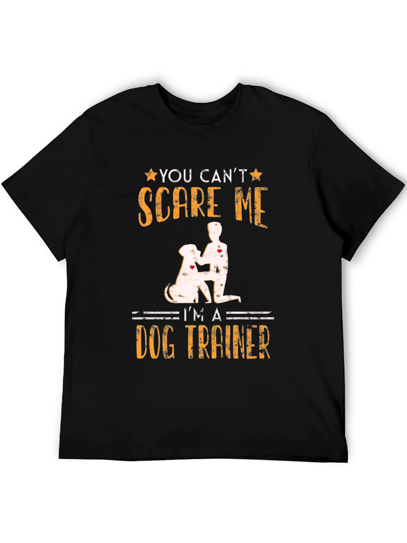 Black Dog Trainer T-Shirt - You Can't Scare Me! view 5
