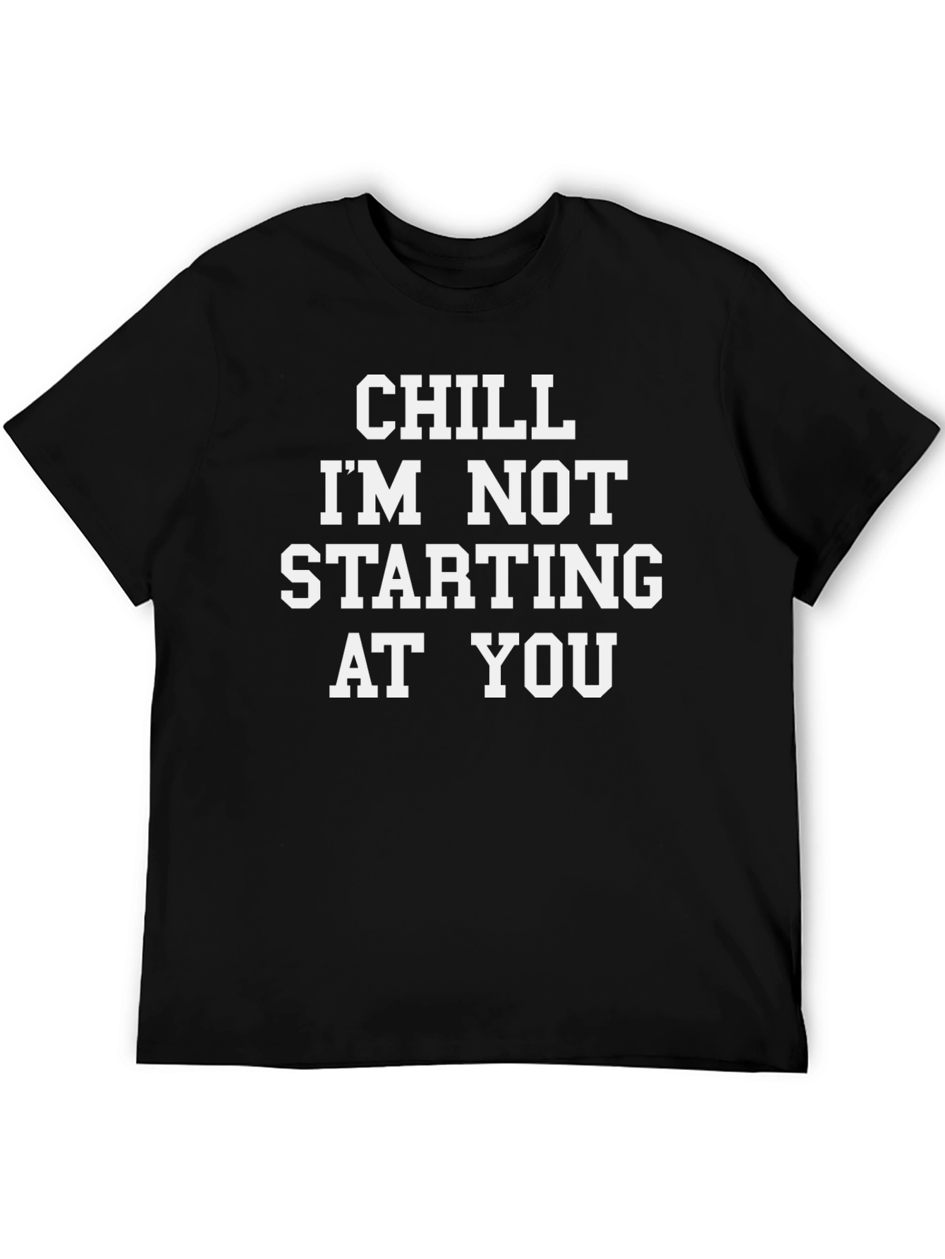 Black Chill I'm Not Staring T-Shirt view 5