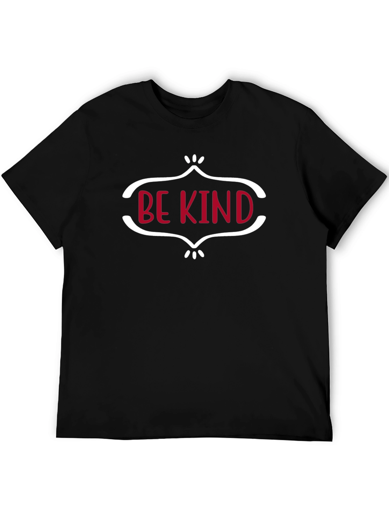 Black Be Kind Graphic Tee - Stylish Unisex T-Shirt view 5