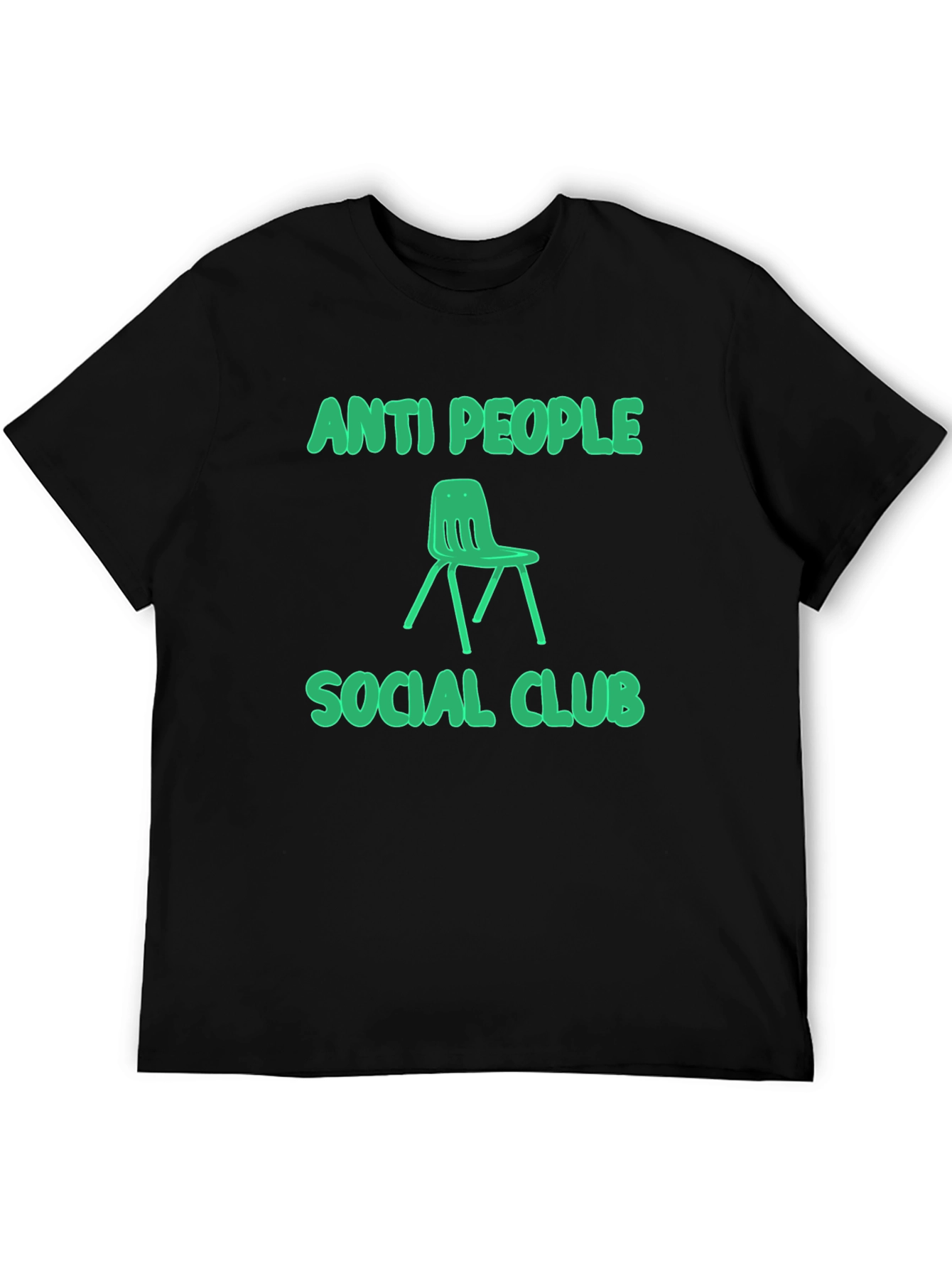 Black Anti People Social Club Graphic Tee - Black T-Shirt view 5