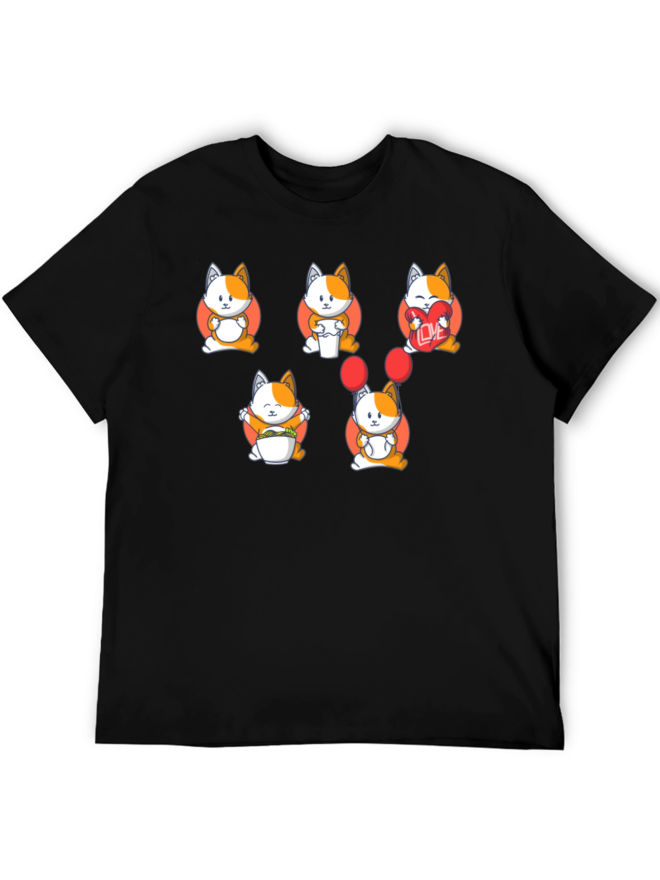Cute Cats Graphic T-Shirt - 5