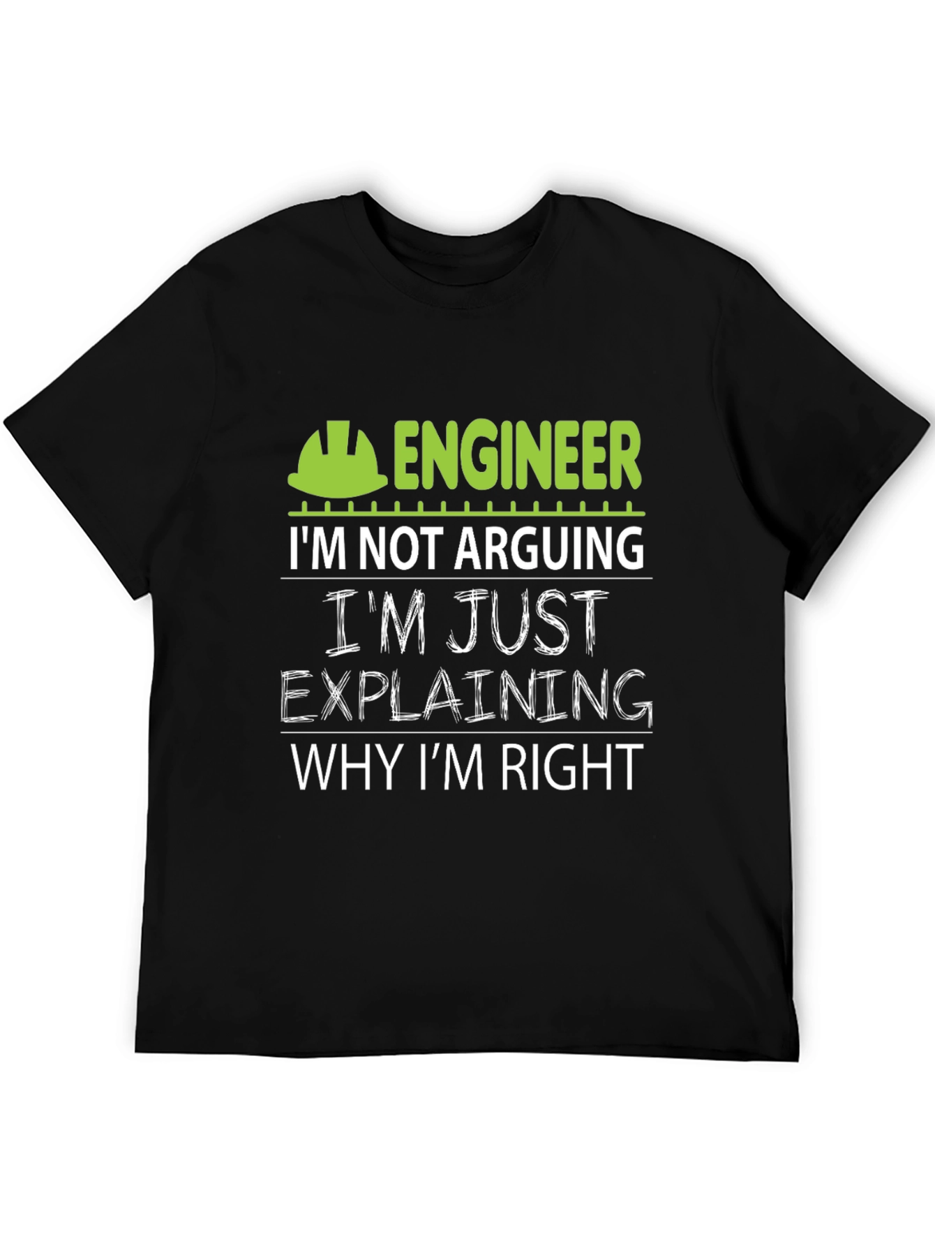 Black Engineer Explaining Humor T-Shirt view 5