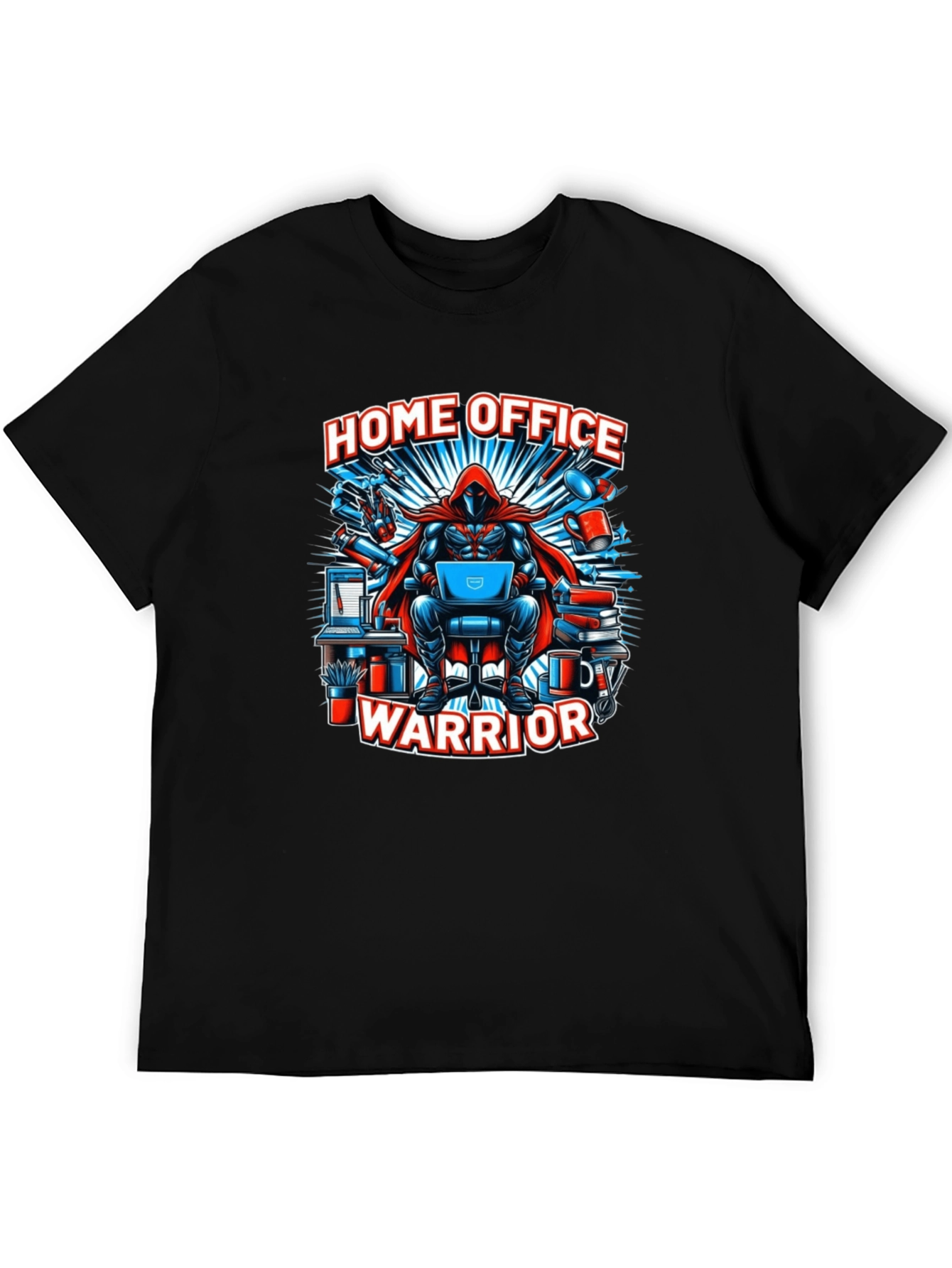Home Office Warrior T-Shirt - Gamer Geek Tee - 5