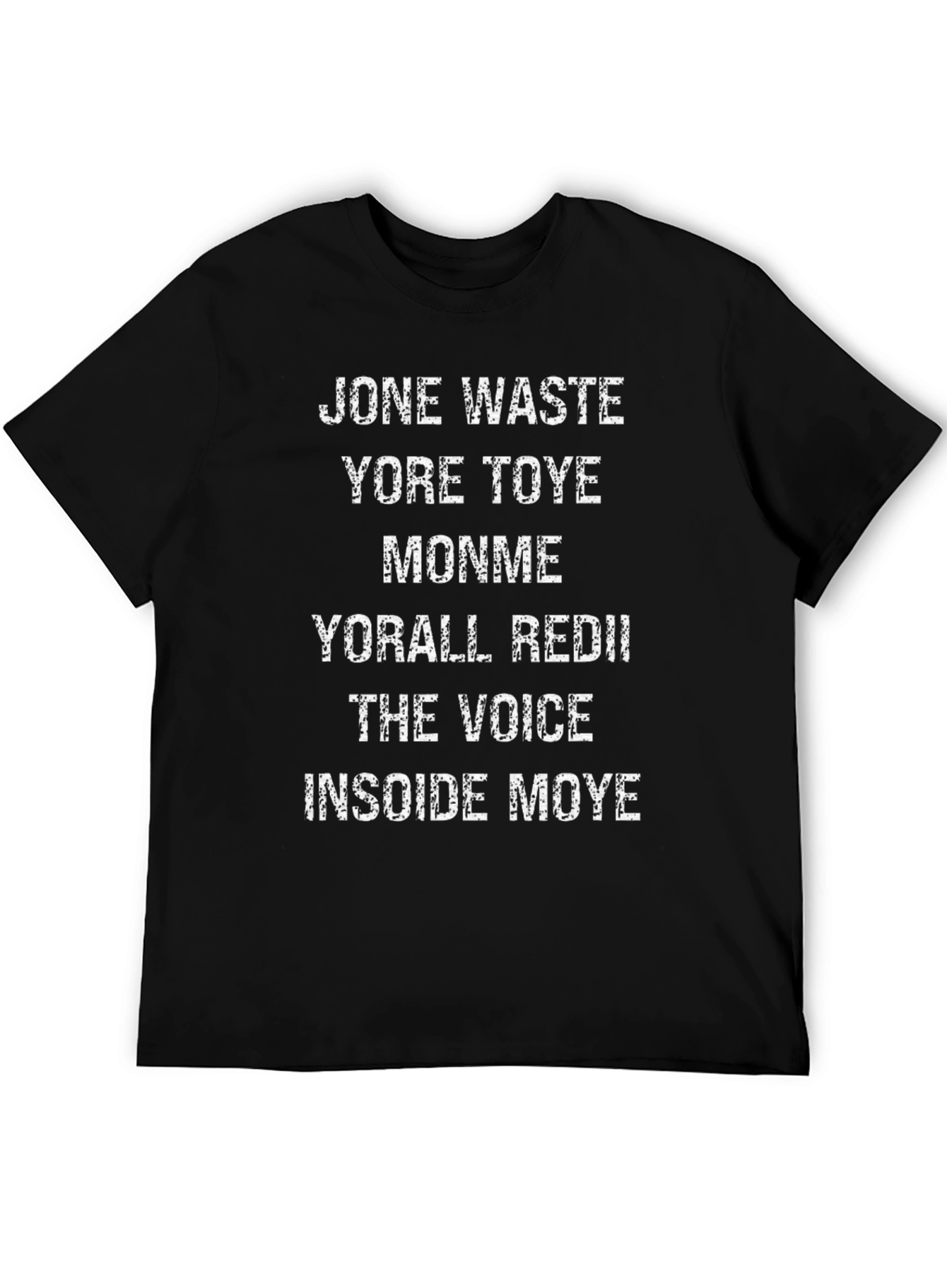 Black Funny Misspelled Movie Titles Black T-Shirt view 5