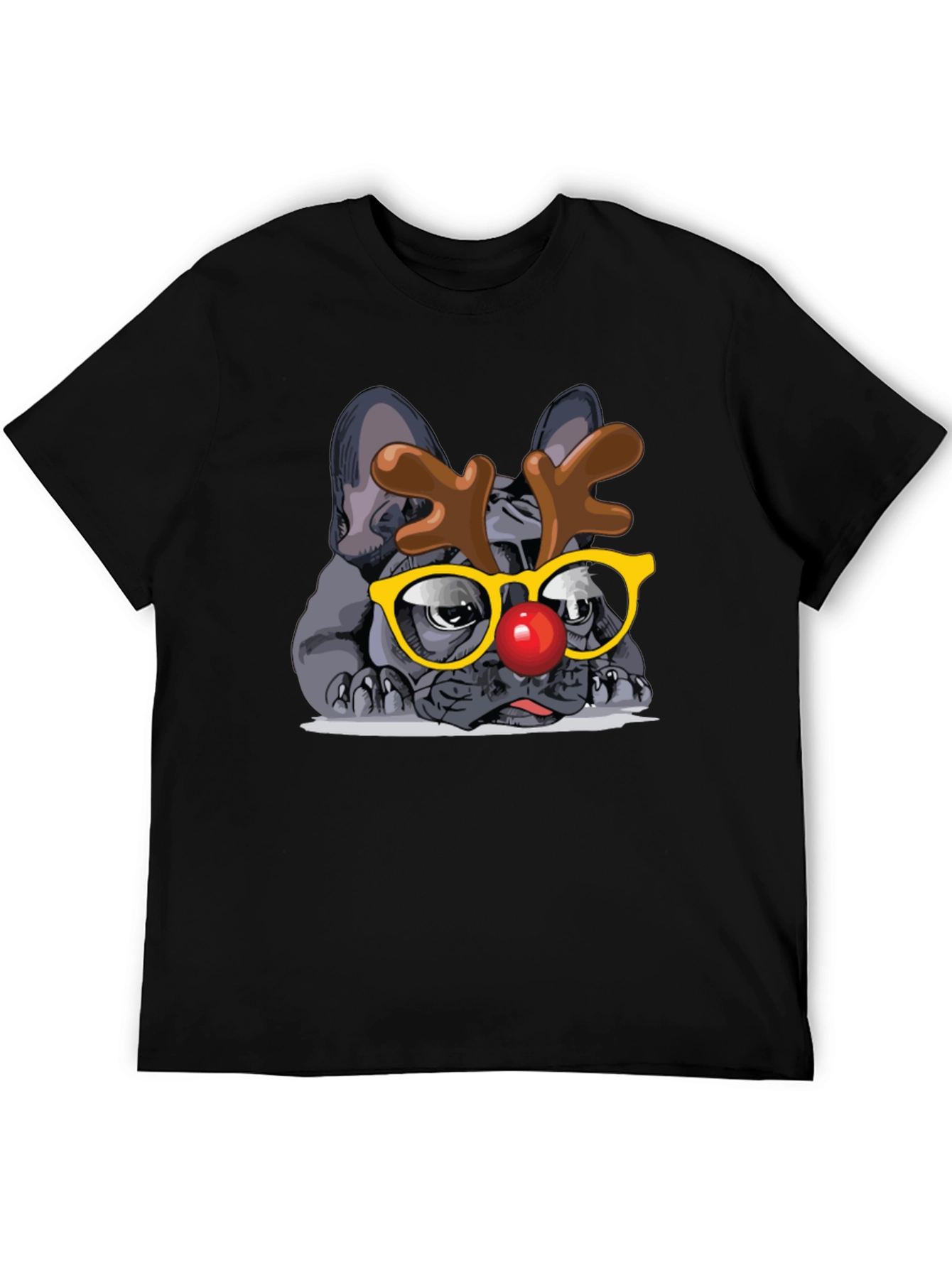 Black Dog Reindeer T-Shirt view 5