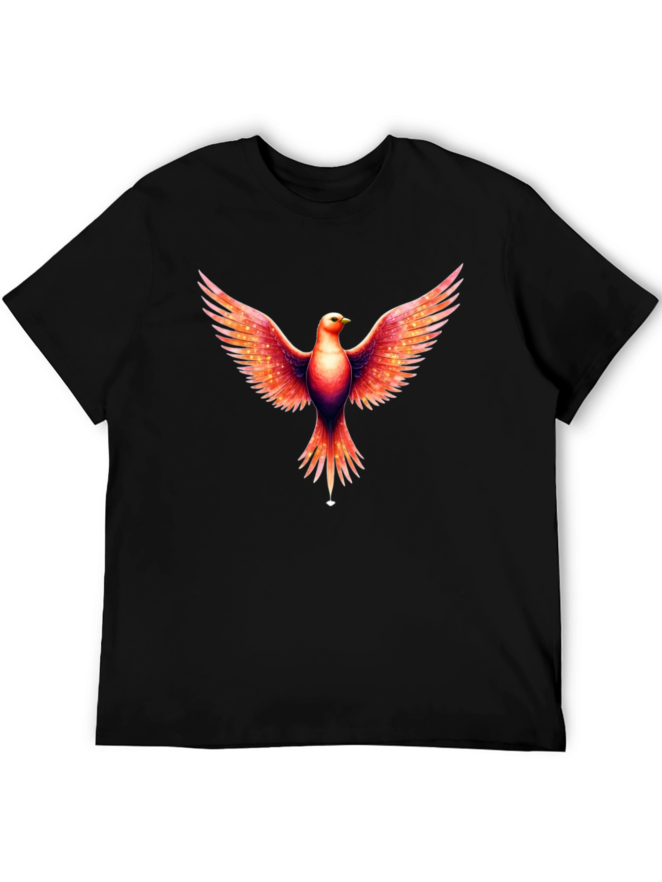 Black Phoenix Graphic T-Shirt - Rising in Style view 5