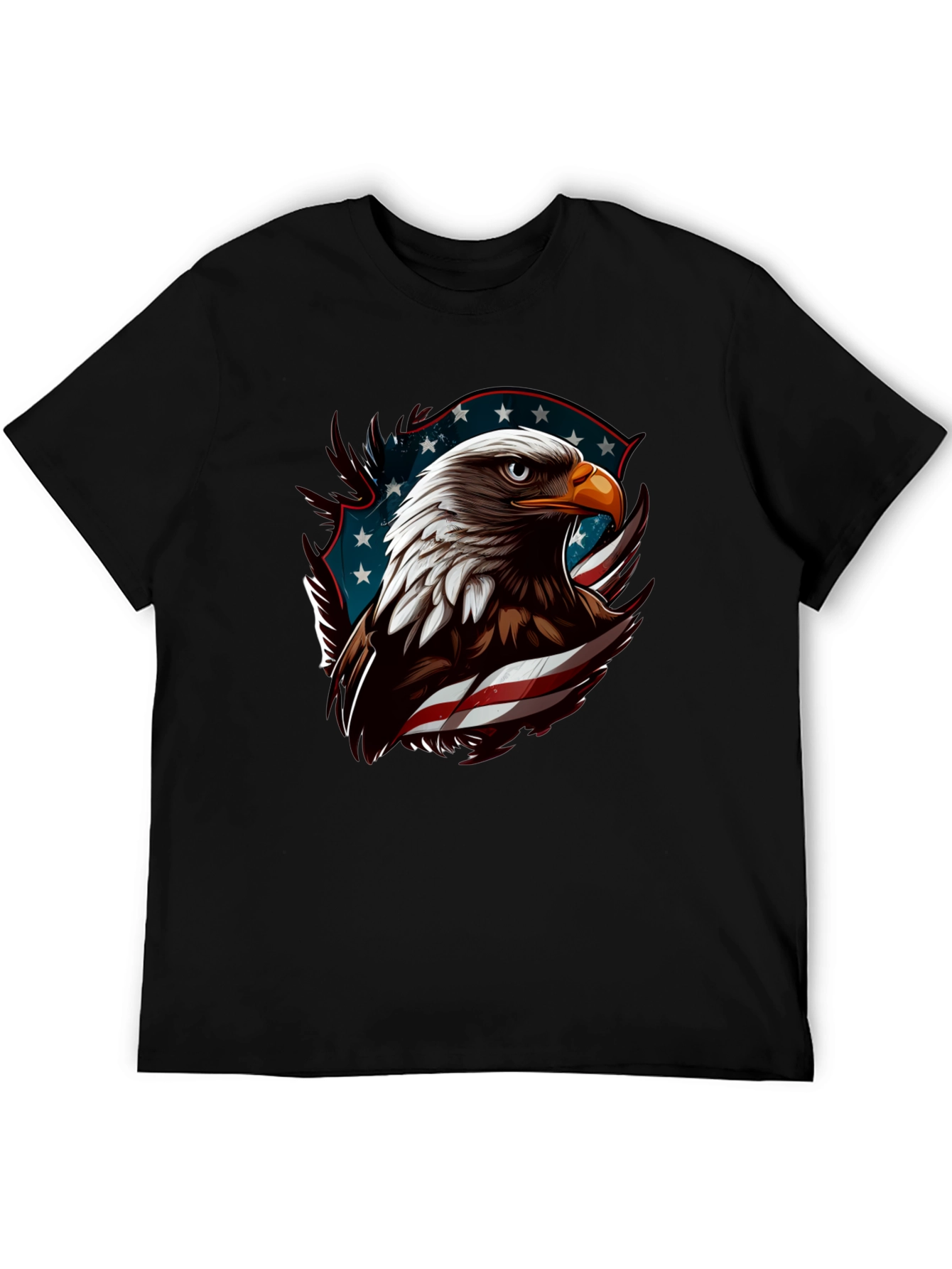 Black American Eagle Graphic Tee view 5
