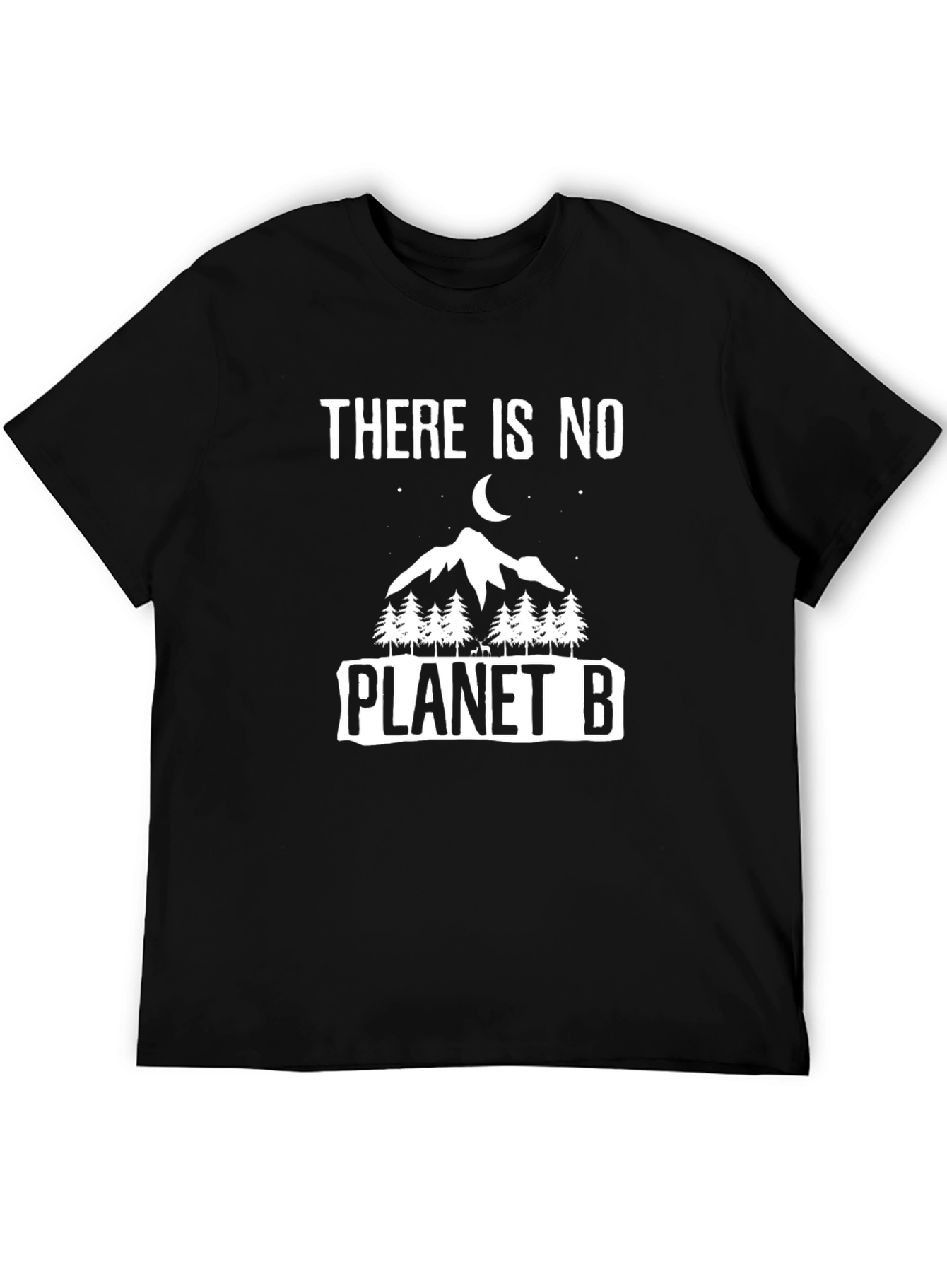 Black No Planet B Graphic Tee view 5