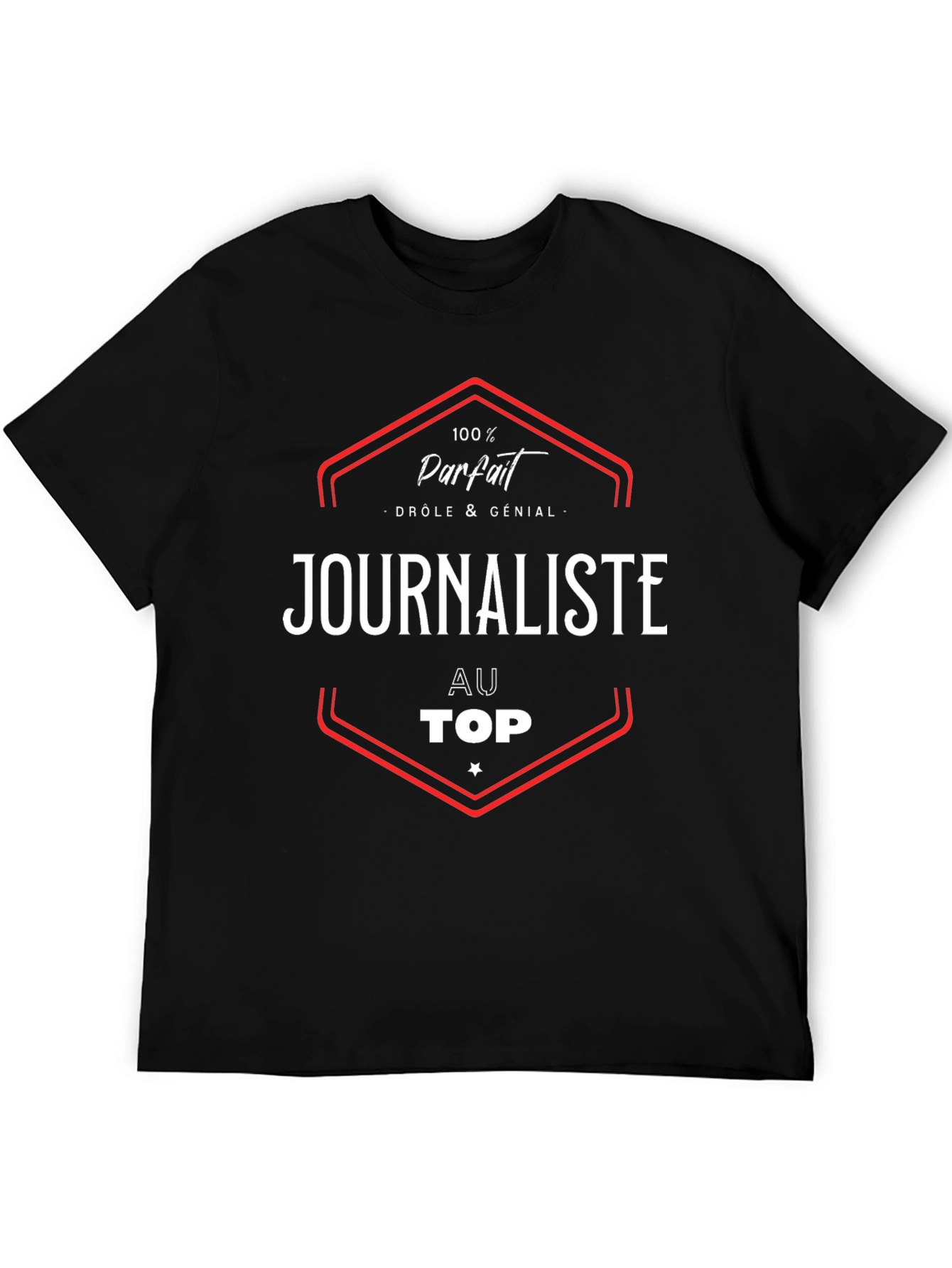 Black 100% Parfait Journalist T-Shirt view 5