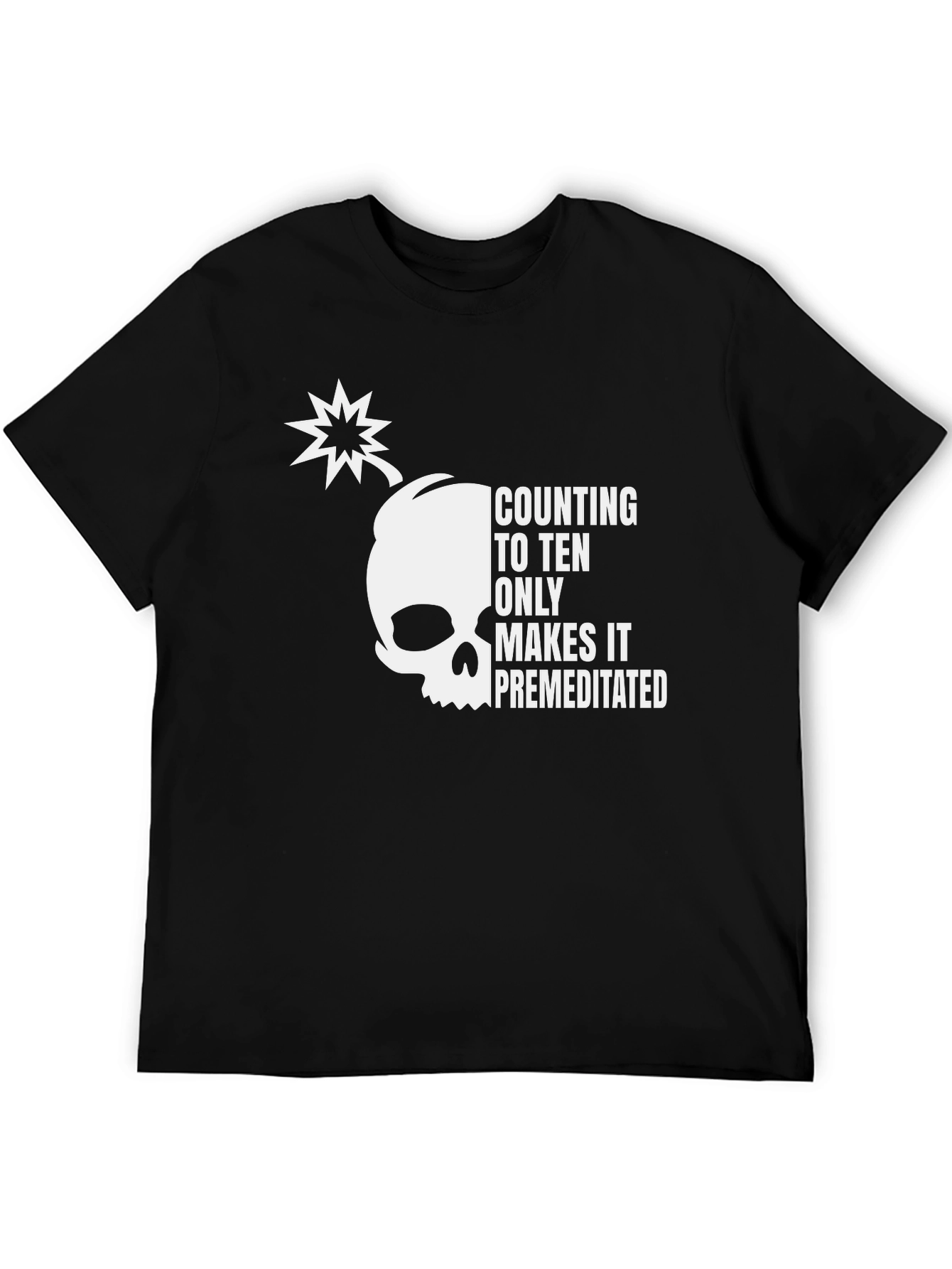 Black Counting to Ten T-Shirt view 5