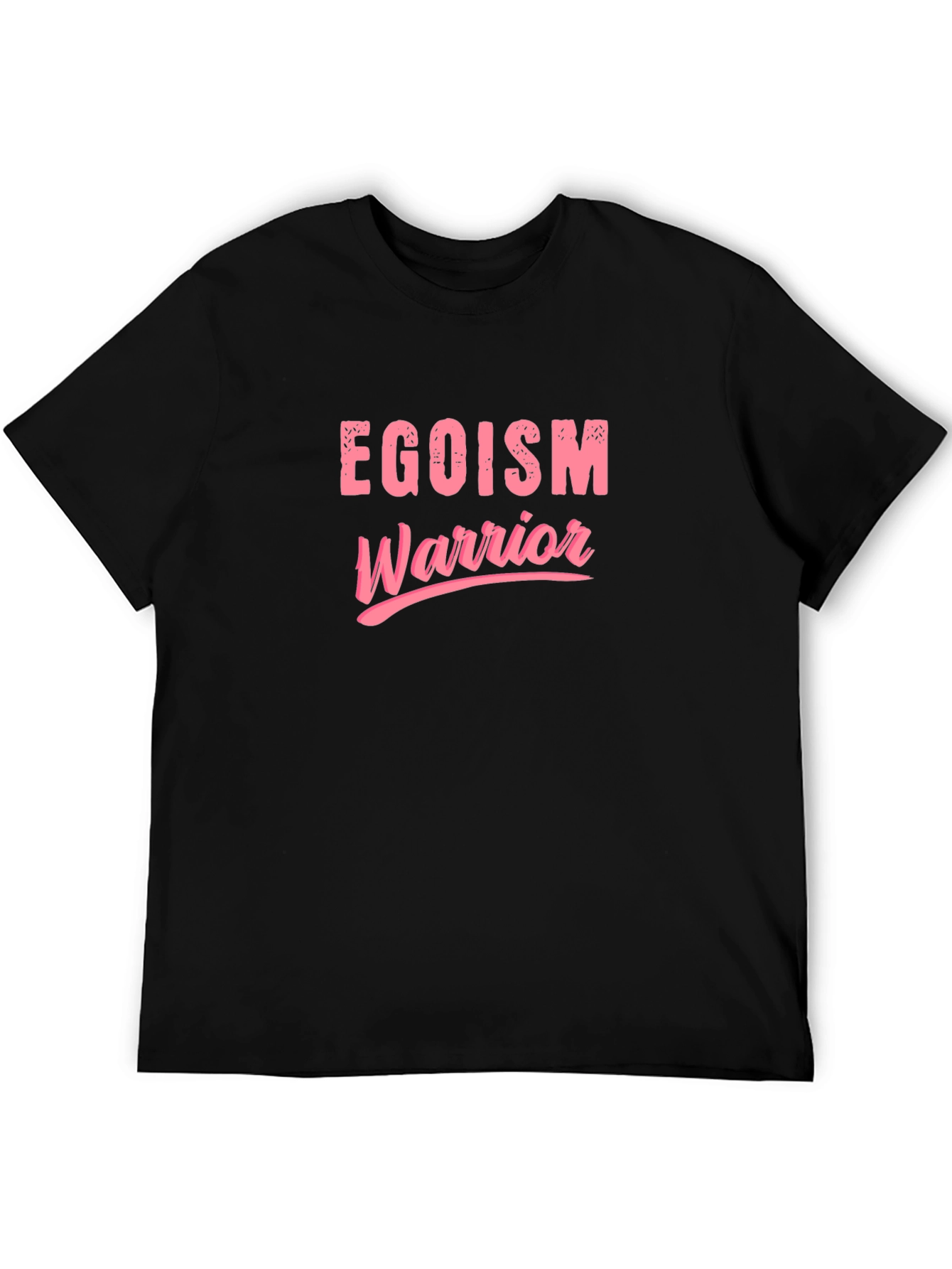 Black Egoism Warrior Graphic Tee - Black Cotton Blend view 5